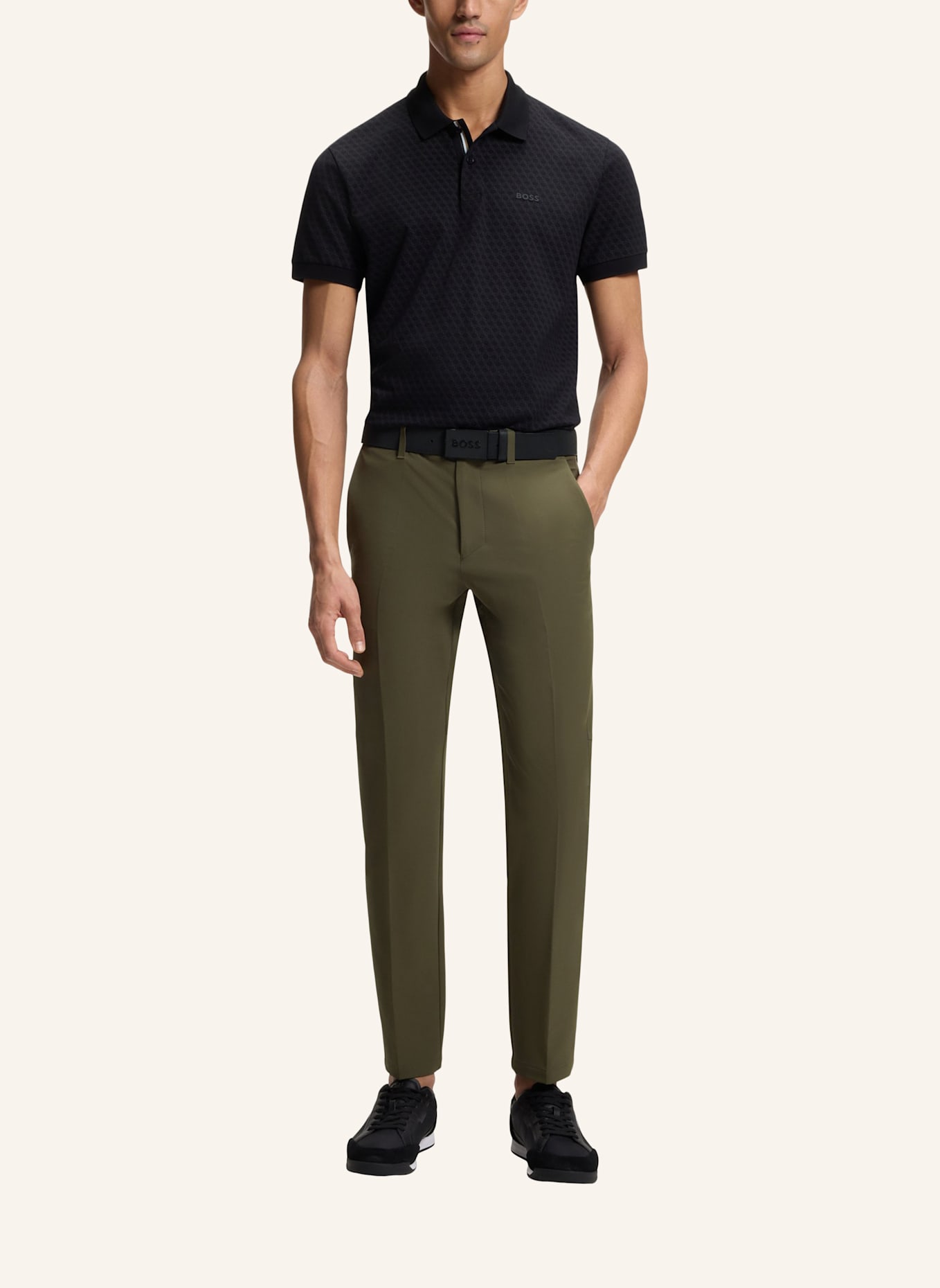 BOSS Chino COMMUTER Slim Fit: GRÜN