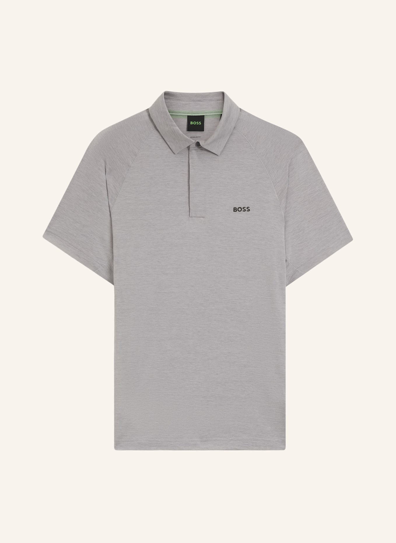 BOSS Poloshirt PL_TOUR WOOL Slim Fit: HELLGRAU