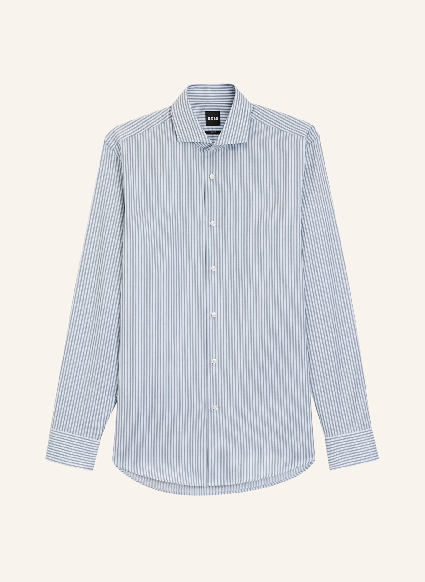 BOSS Business Hemd H-HANK-SP-C1-261 Slim Fit: DUNKELGRÜN