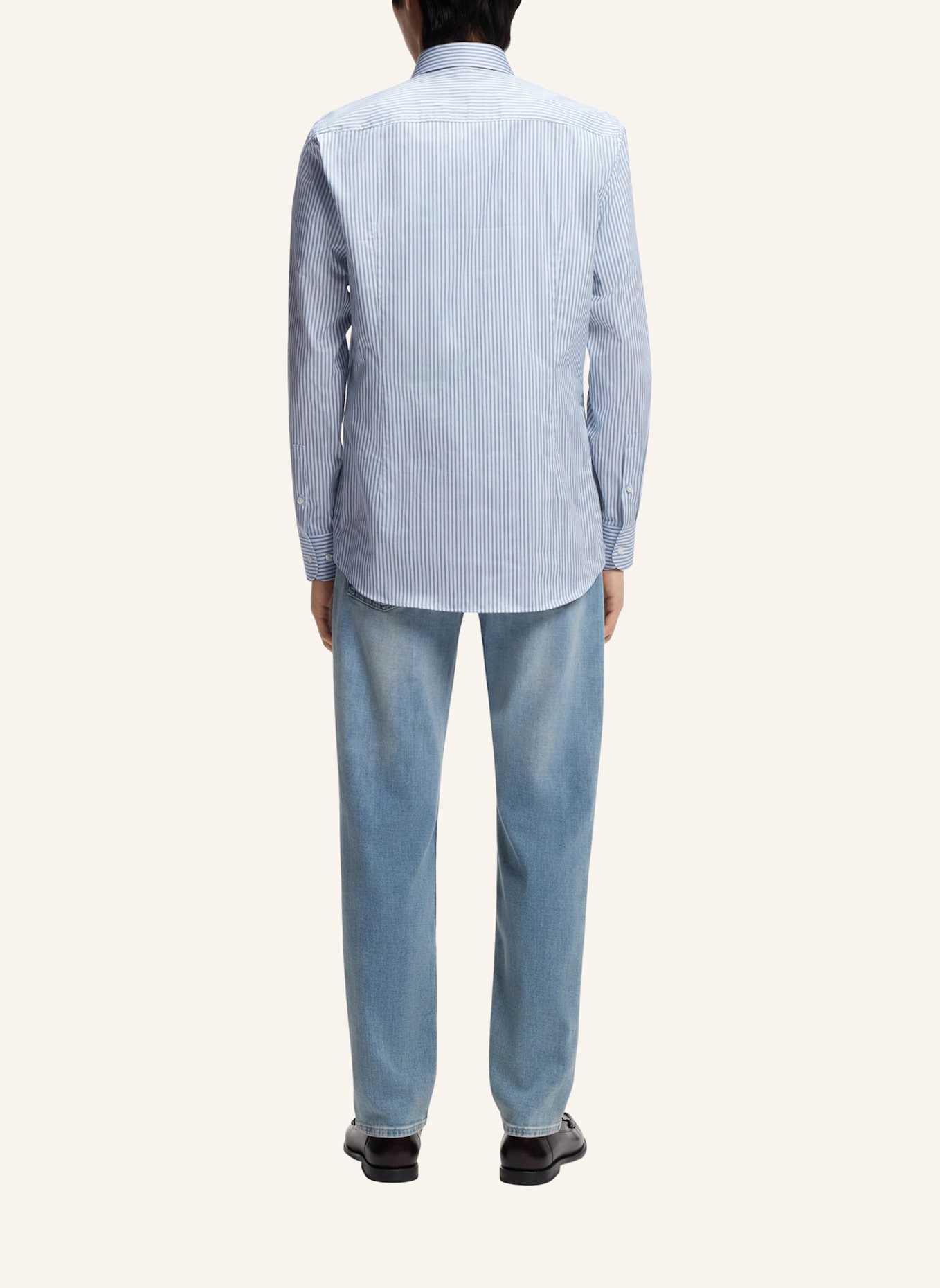 BOSS Business Hemd H-HANK-SP-C1-261 Slim Fit: DUNKELGRÜN