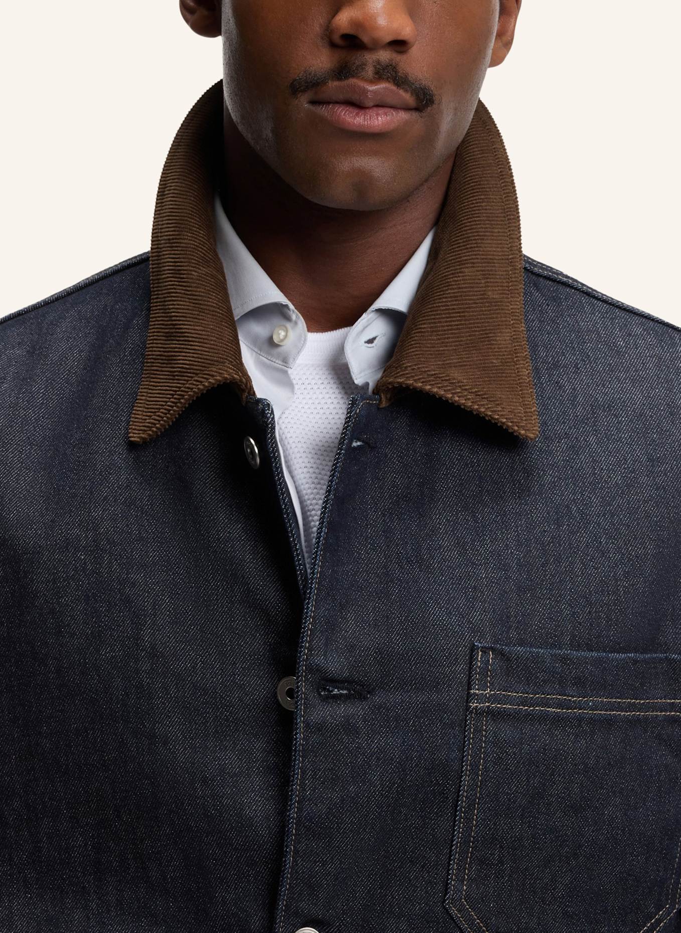 BOSS Casual Jacke C-IRONHIDE: DUNKELBLAU