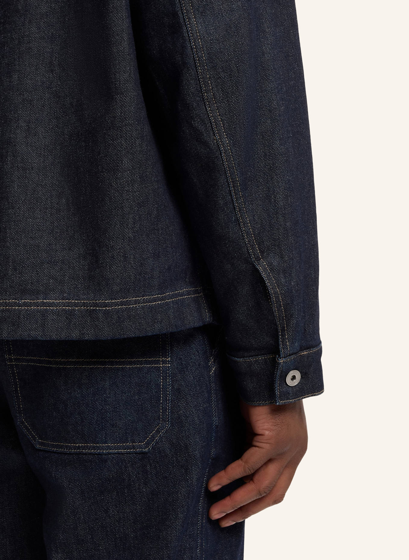 BOSS Casual Jacke C-IRONHIDE: DUNKELBLAU