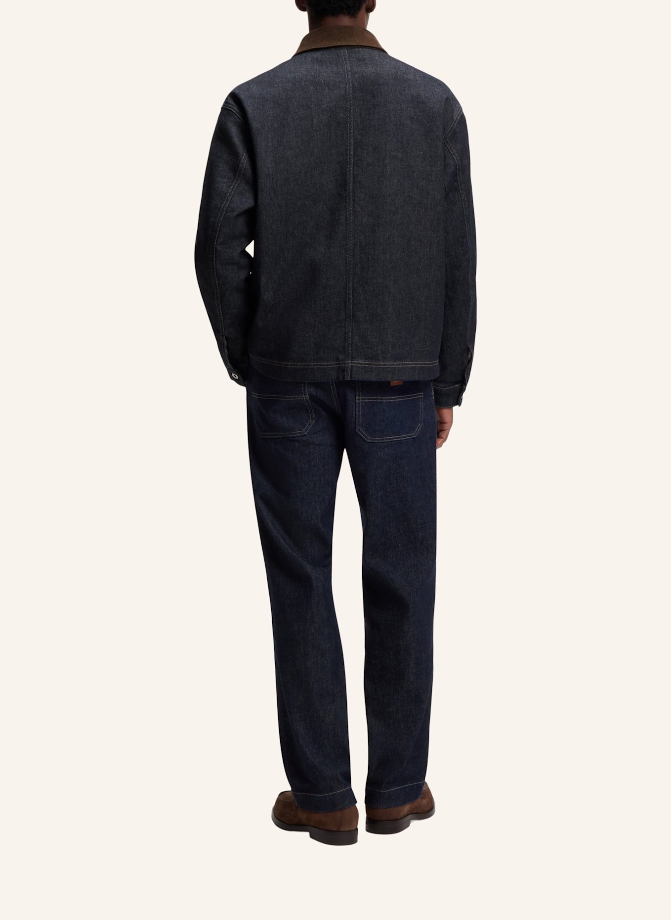 BOSS Casual Jacke C-IRONHIDE: DUNKELBLAU