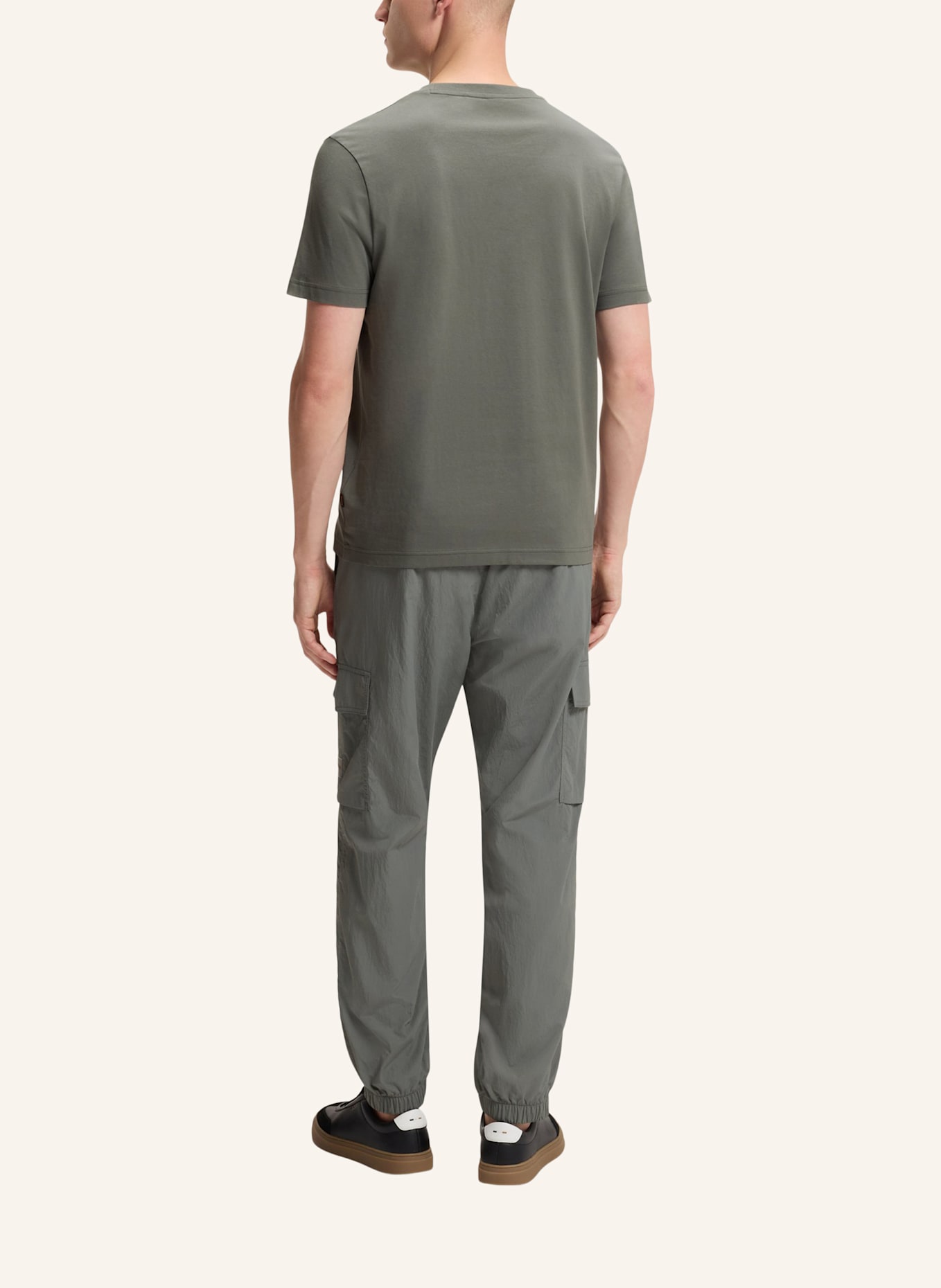 BOSS T-Shirt TE_PLAIN Regular Fit: HELLGRAU