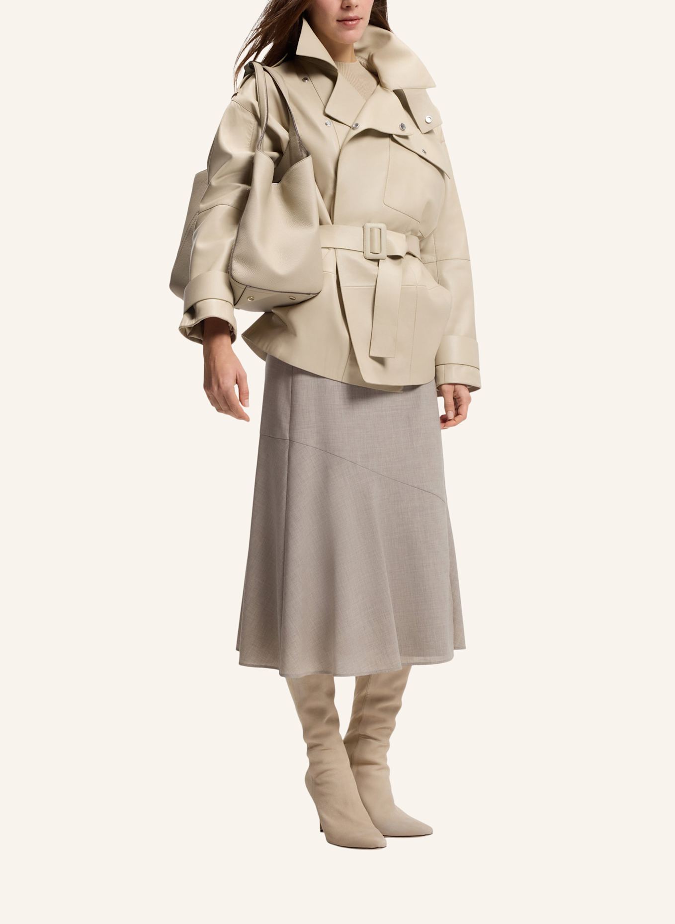 BOSS Tragetasche LENAH NEW TOTE: BEIGE