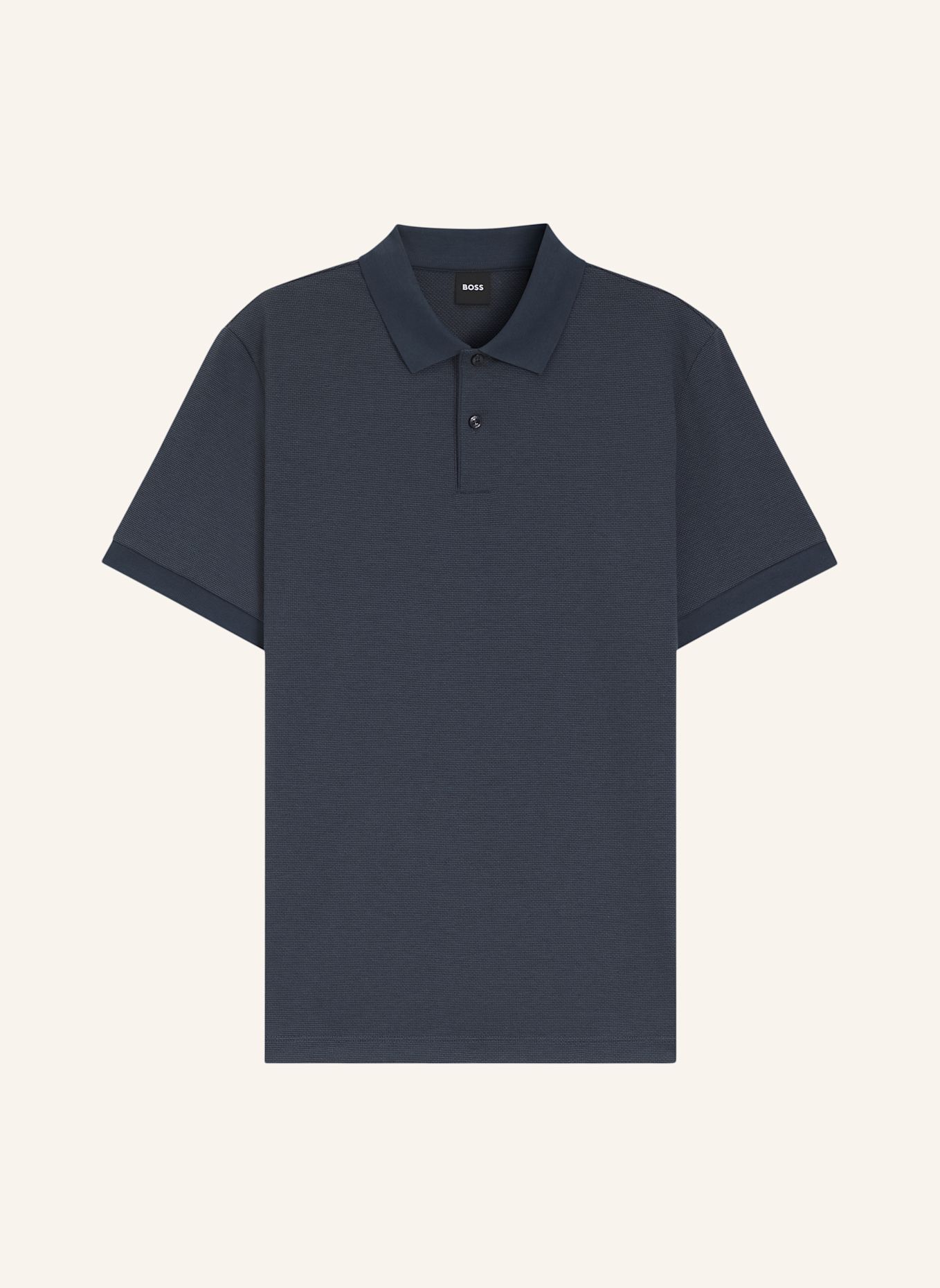 BOSS Piqué-Poloshirt PARLAY: DUNKELBLAU