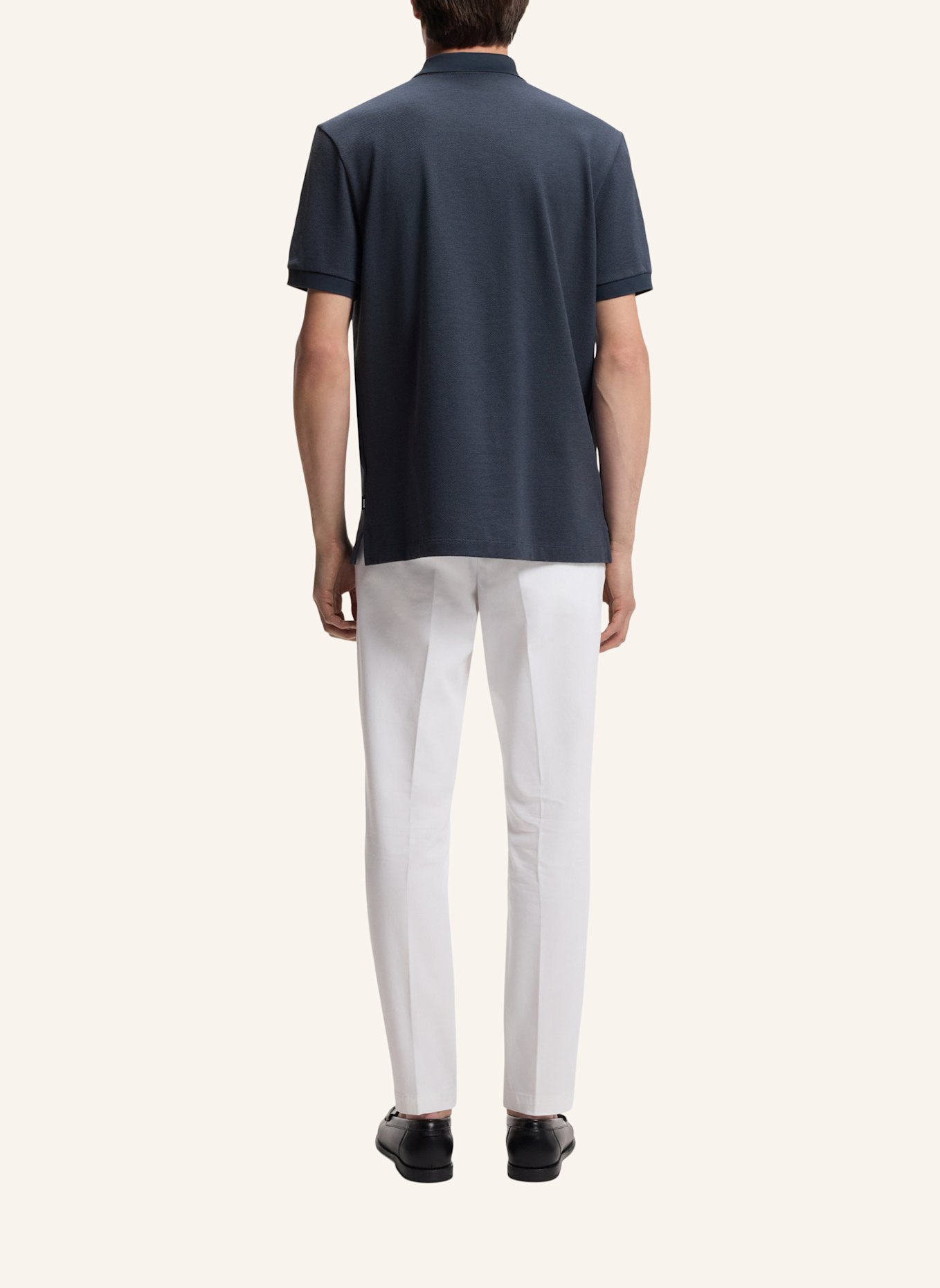 BOSS Piqué-Poloshirt PARLAY: DUNKELBLAU