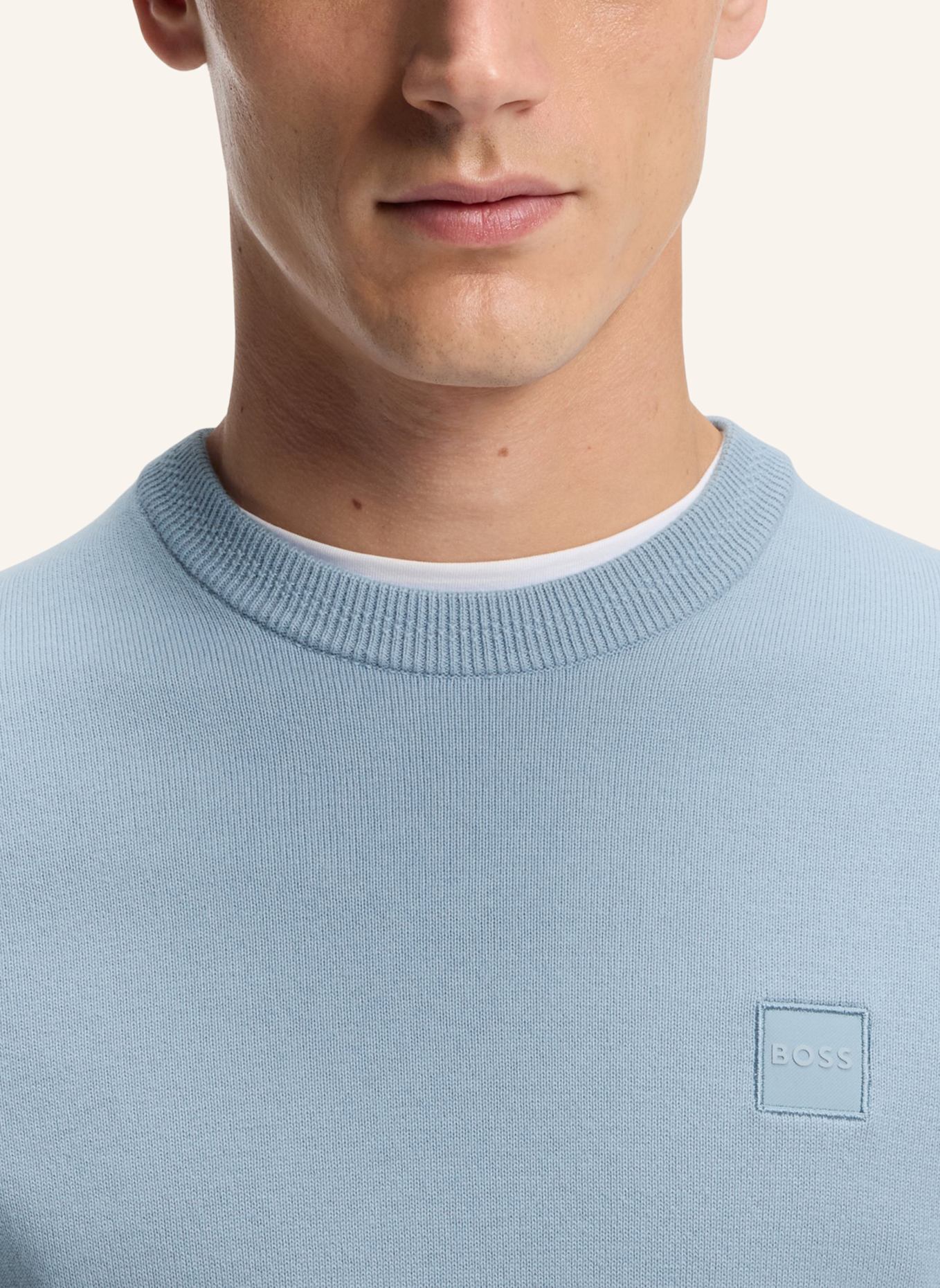 BOSS Pullover KANOVANO: HELLBLAU