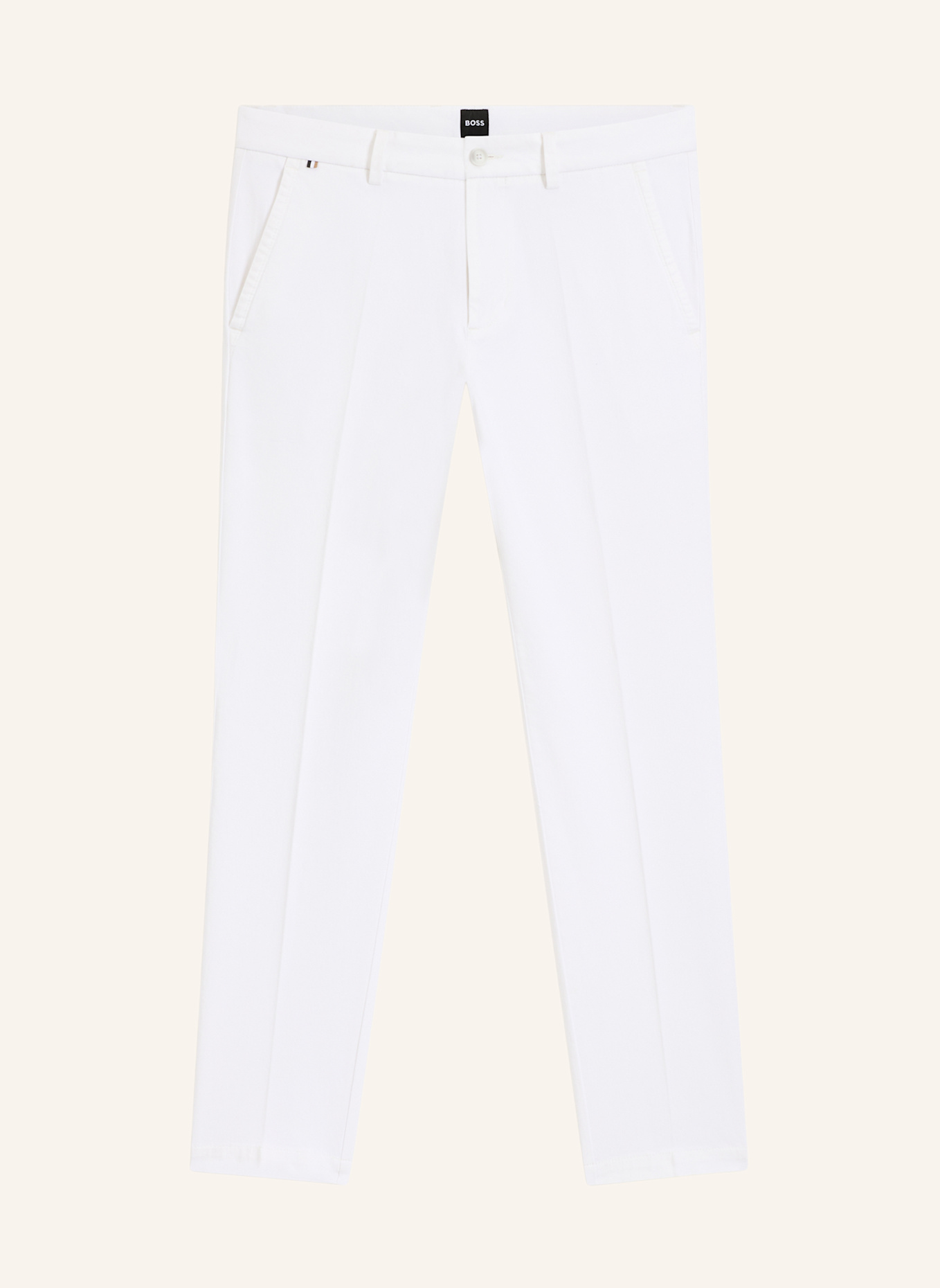 BOSS Casual Hose H-KAITON1 Slim Fit: WEISS