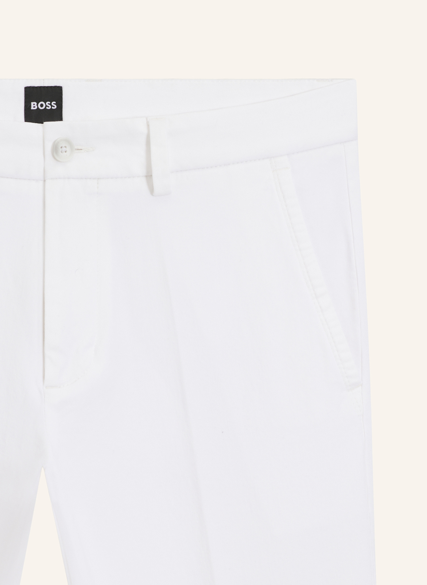 BOSS Casual Hose H-KAITON1 Slim Fit: WEISS