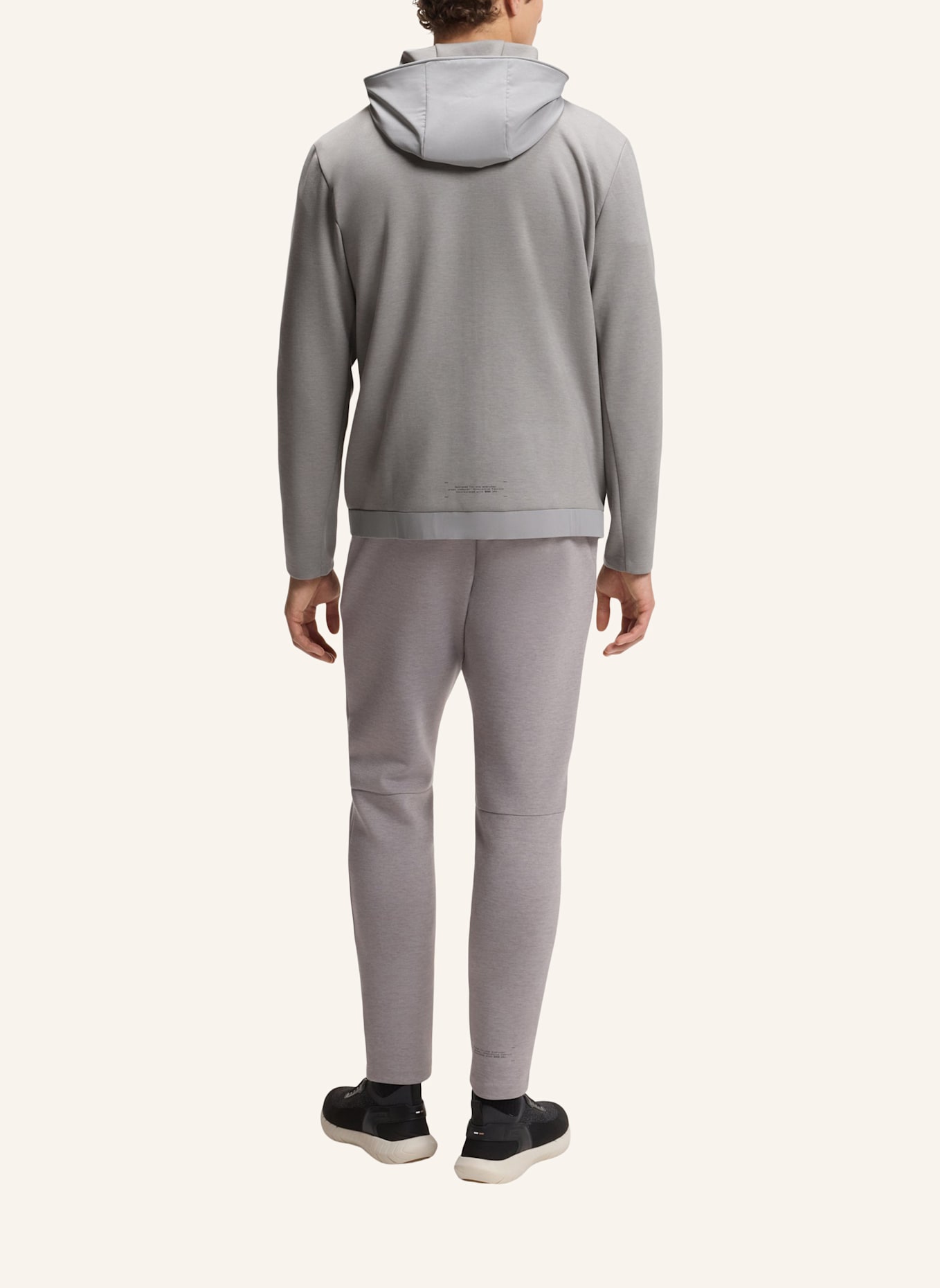 BOSS Sweatshirt SW_TOUR HD FZ Regular Fit: GRAU