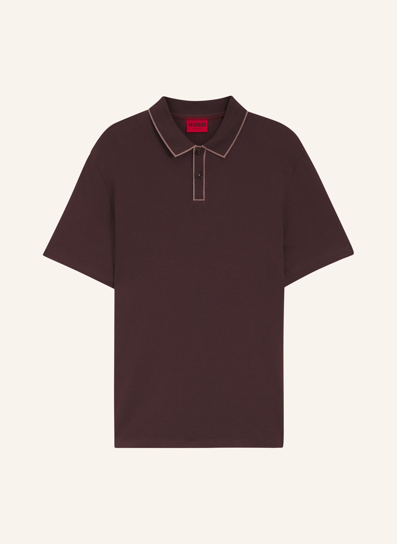 HUGO Poloshirt DALUMO Regular Fit: BRAUN