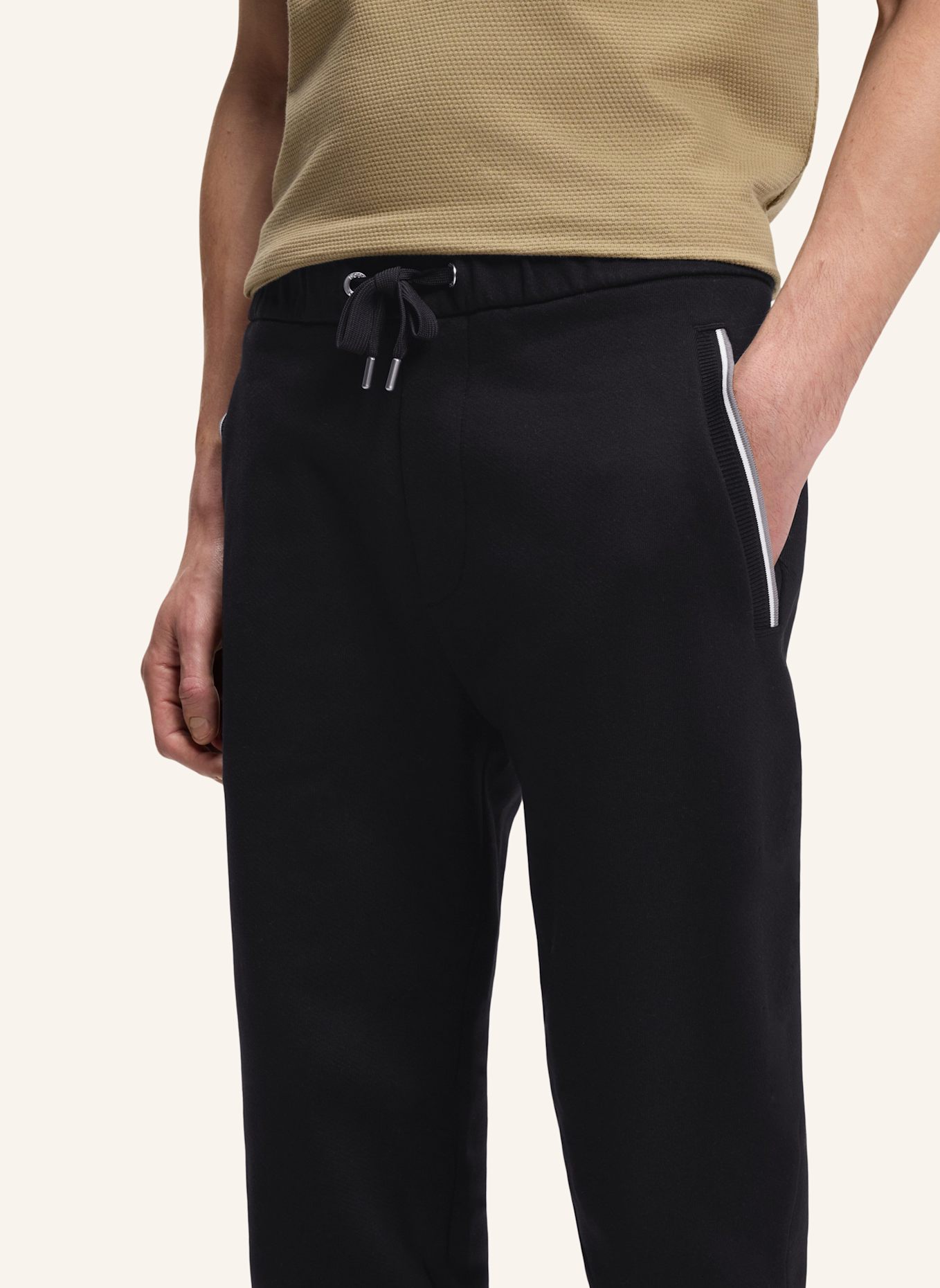 BOSS Casual Hose C-LOCSIN 10 Regular Fit: SCHWARZ