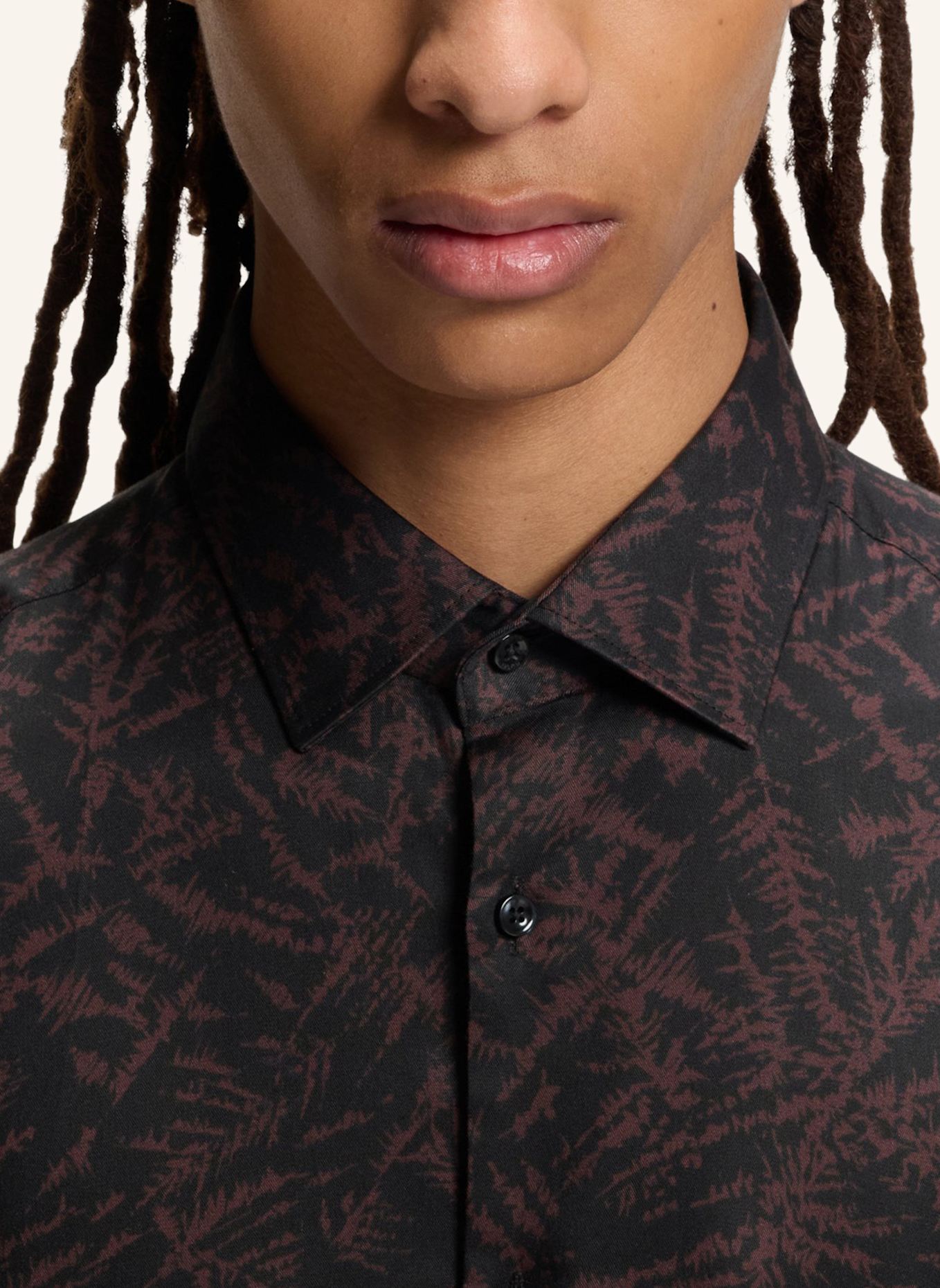 HUGO Business Hemd KENNO Slim Fit: BRAUN