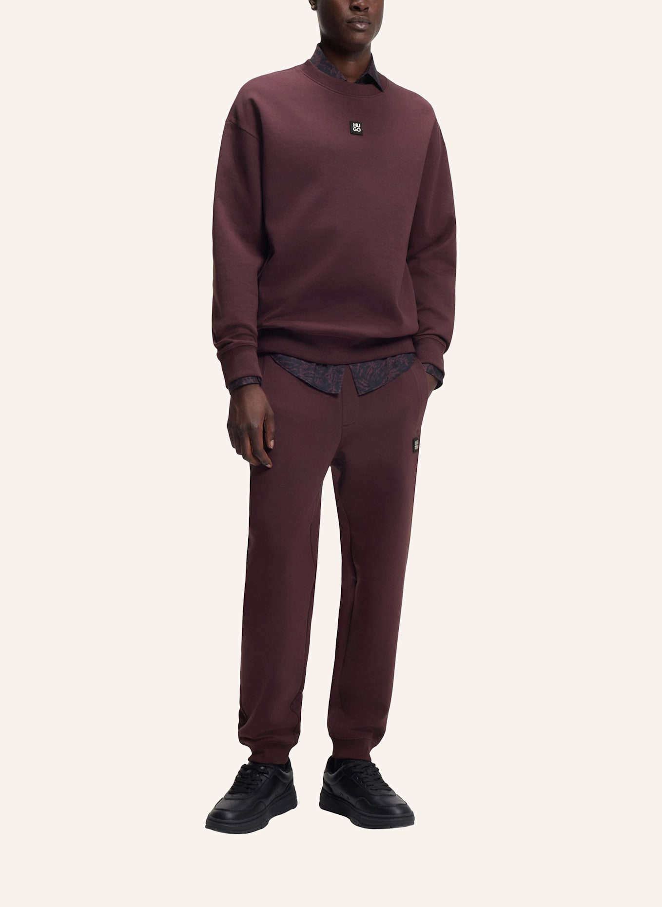 HUGO Sweatpants DIMACS: BRAUN