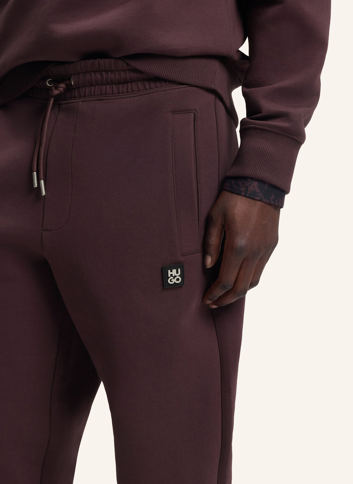 HUGO Sweatpants DIMACS: BRAUN
