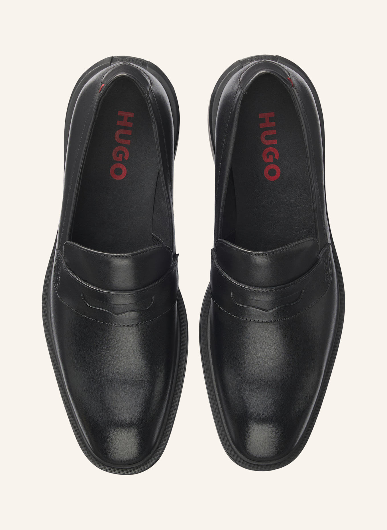 HUGO Casual Slipper GRYFF_LOAF_LTPL: SCHWARZ