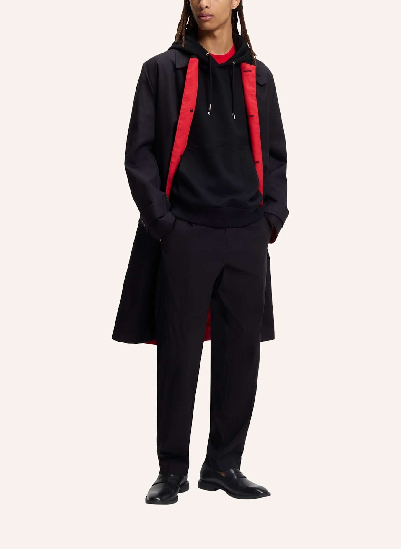 HUGO Casual Slipper GRYFF_LOAF_LTPL: SCHWARZ