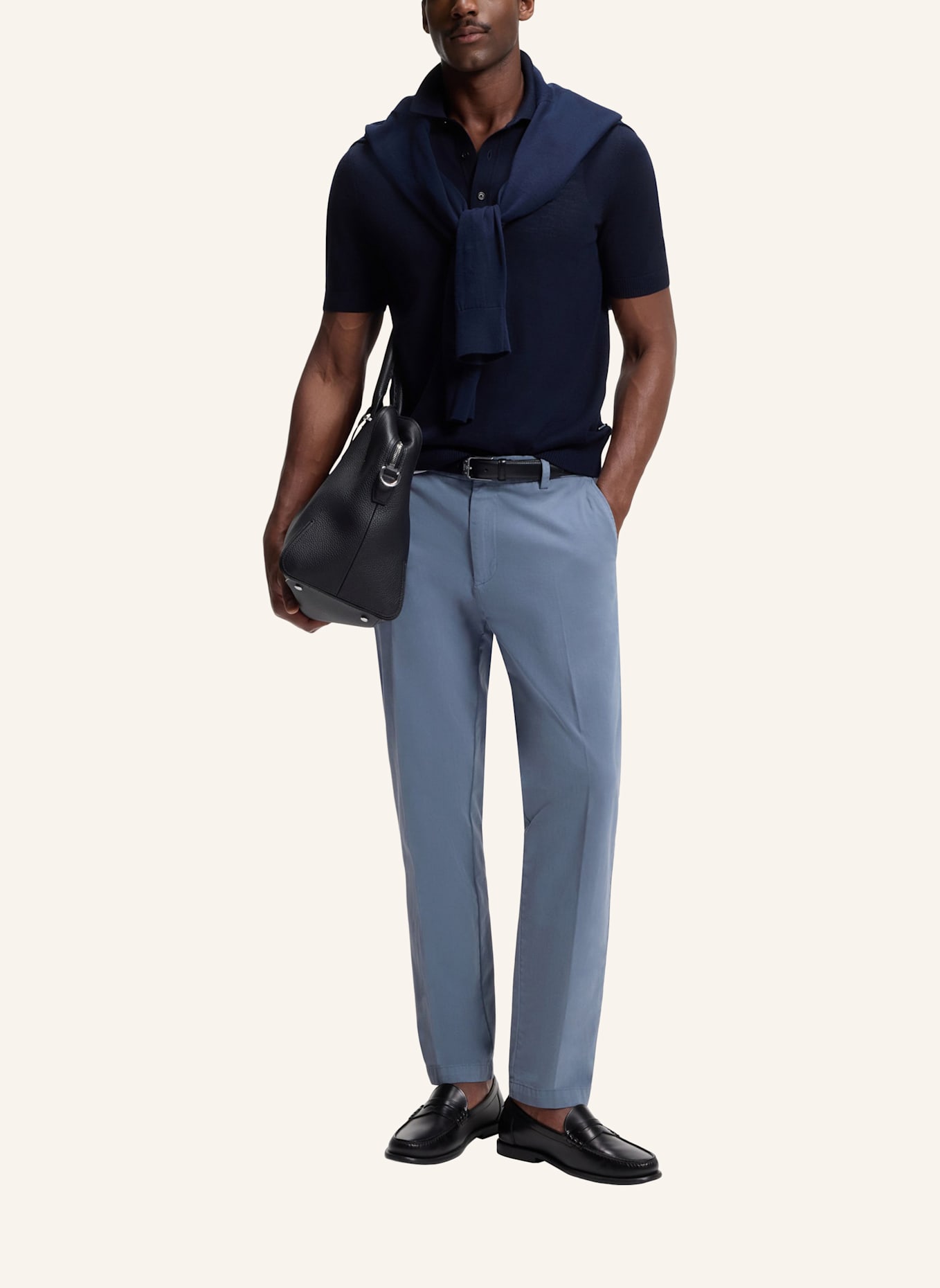 BOSS Casual Hose H-KANE1 Modern Fit: BLAU
