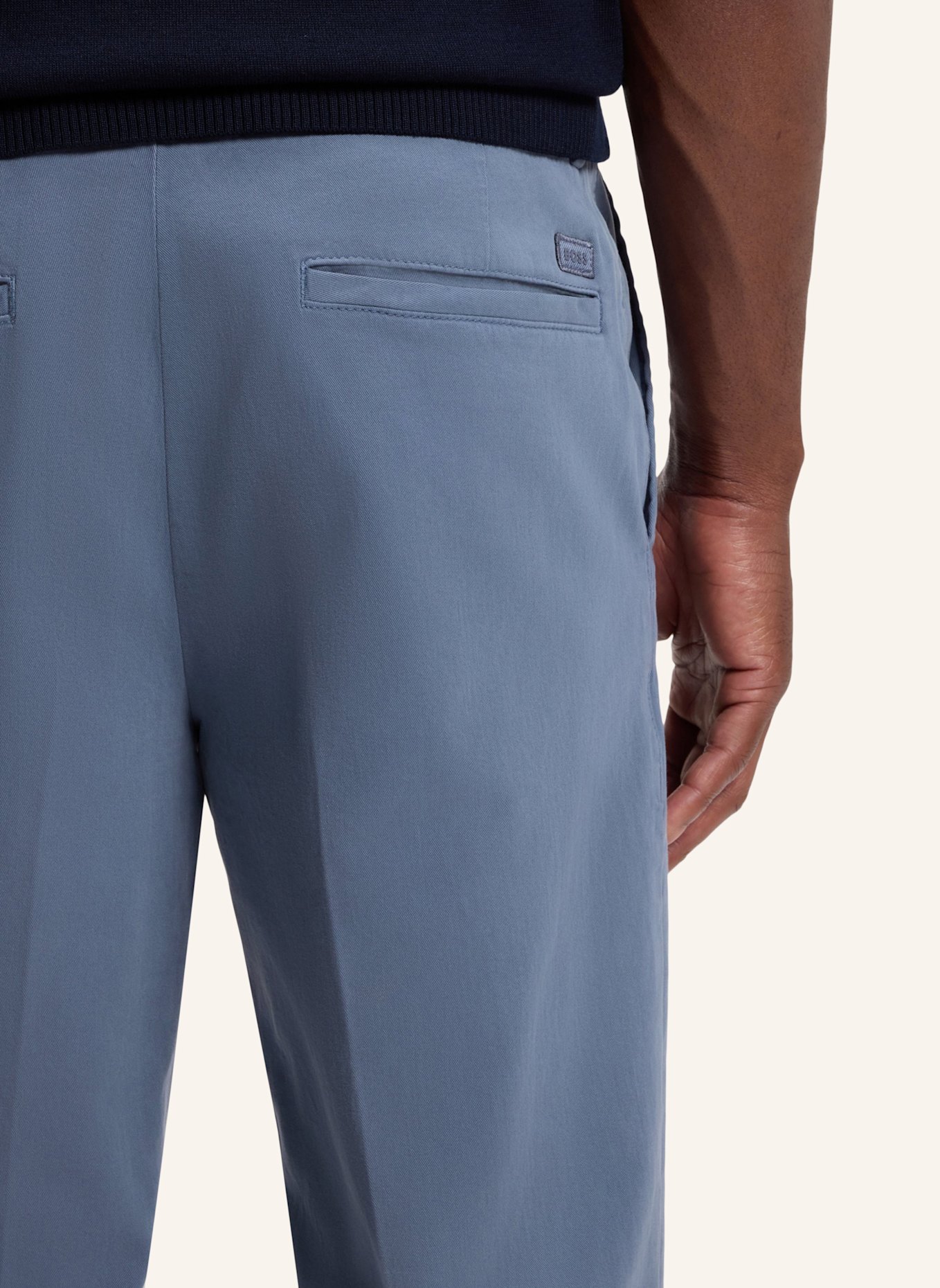 BOSS Casual Hose H-KANE1 Modern Fit: BLAU