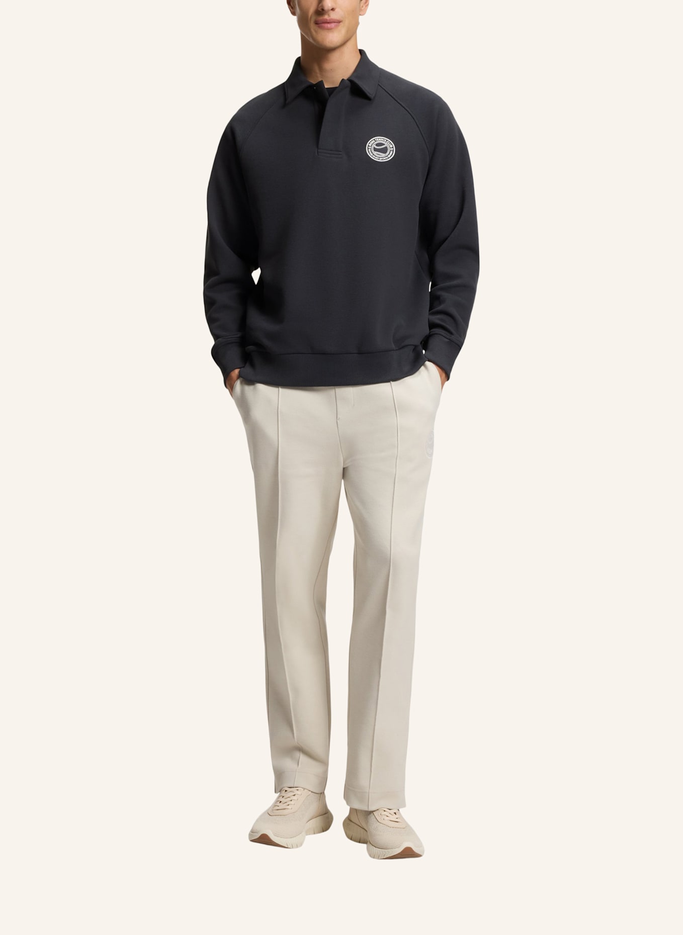 BOSS Sweatshirt SW_JOIN POLO: DUNKELBLAU