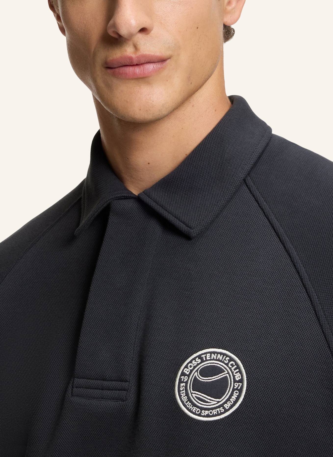 BOSS Sweatshirt SW_JOIN POLO: DUNKELBLAU