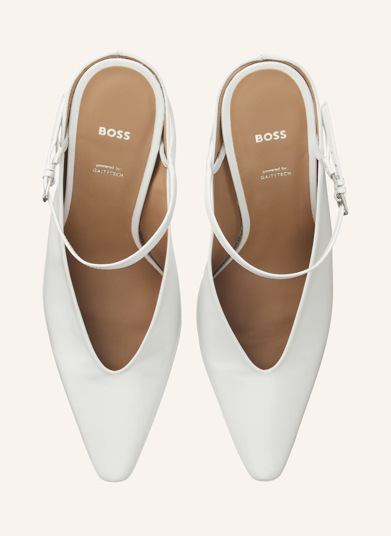 BOSS Sandale CHARLIZE_MULEWD90_AB: WEISS