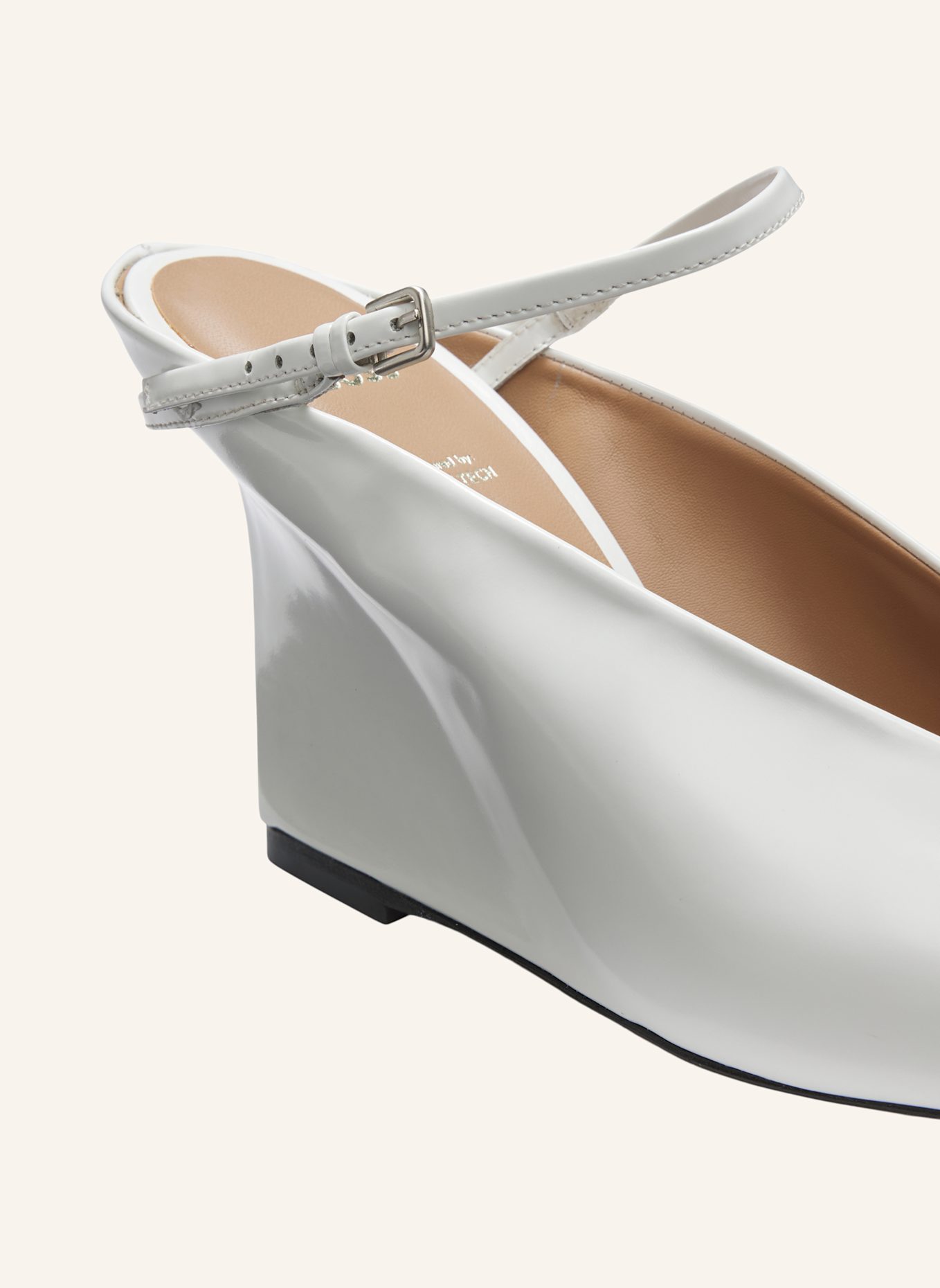 BOSS Sandale CHARLIZE_MULEWD90_AB: WEISS