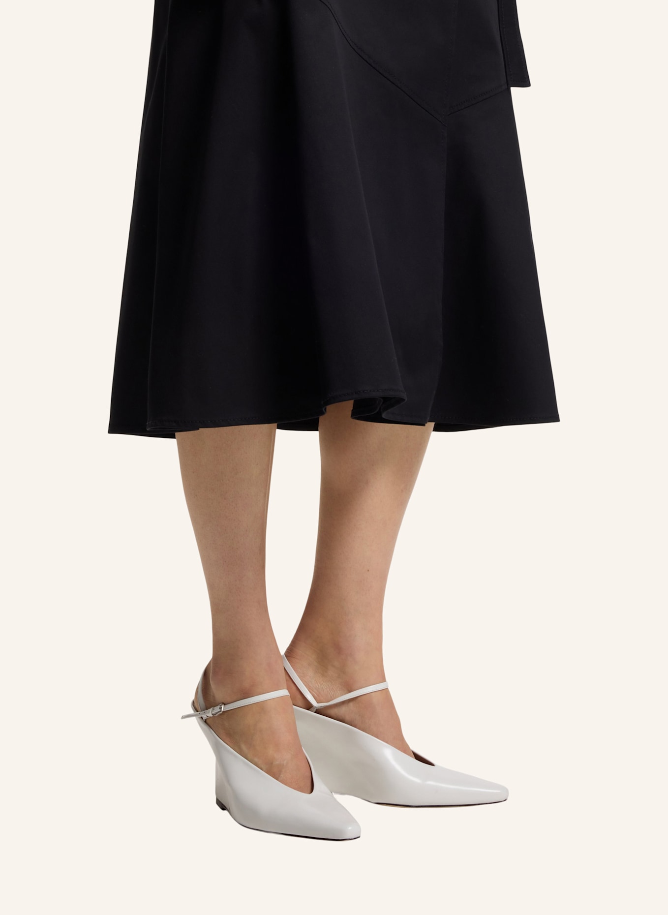 BOSS Sandale CHARLIZE_MULEWD90_AB: WEISS