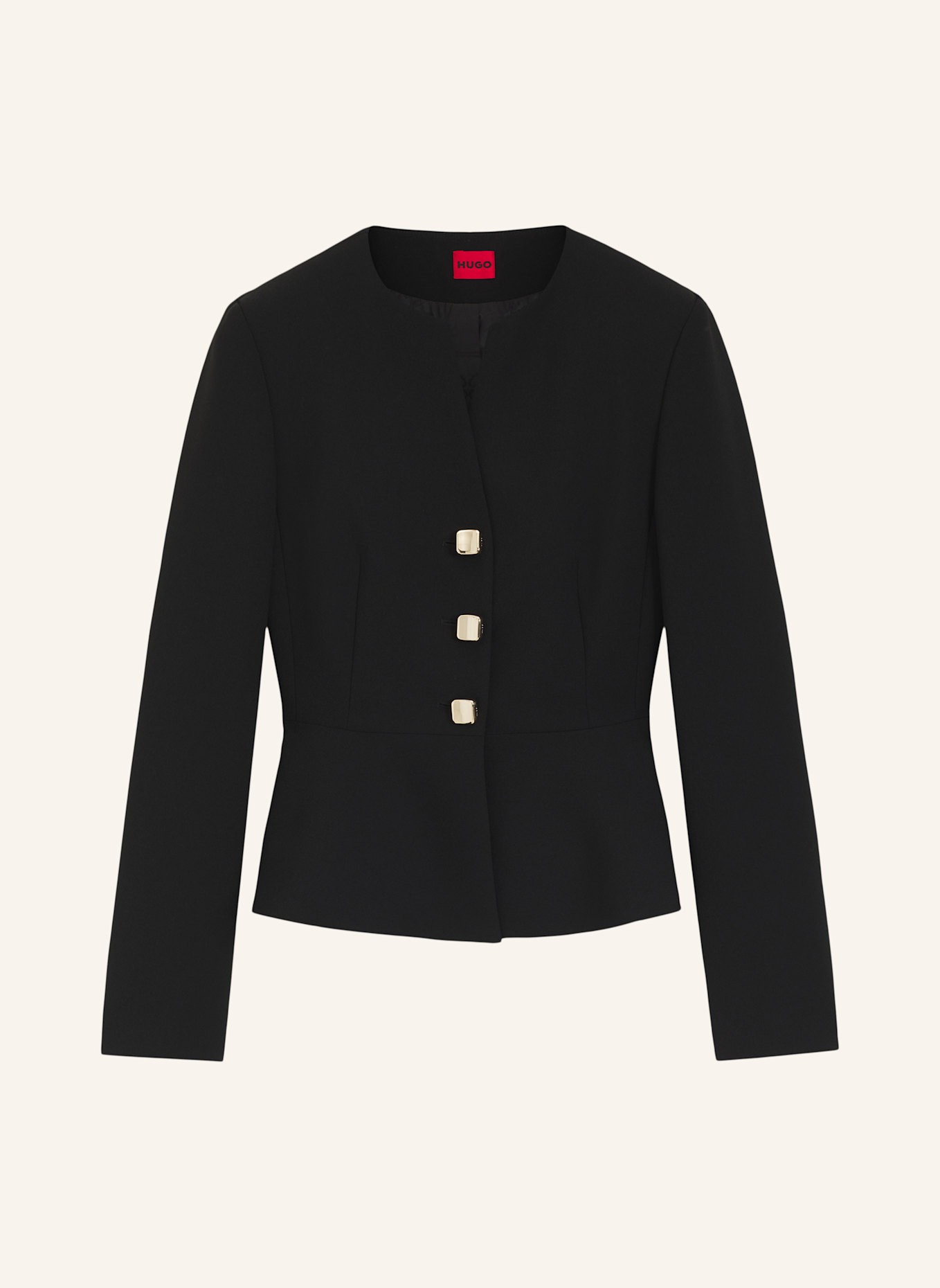 HUGO Blazer ACIRA Regular Fit: SCHWARZ