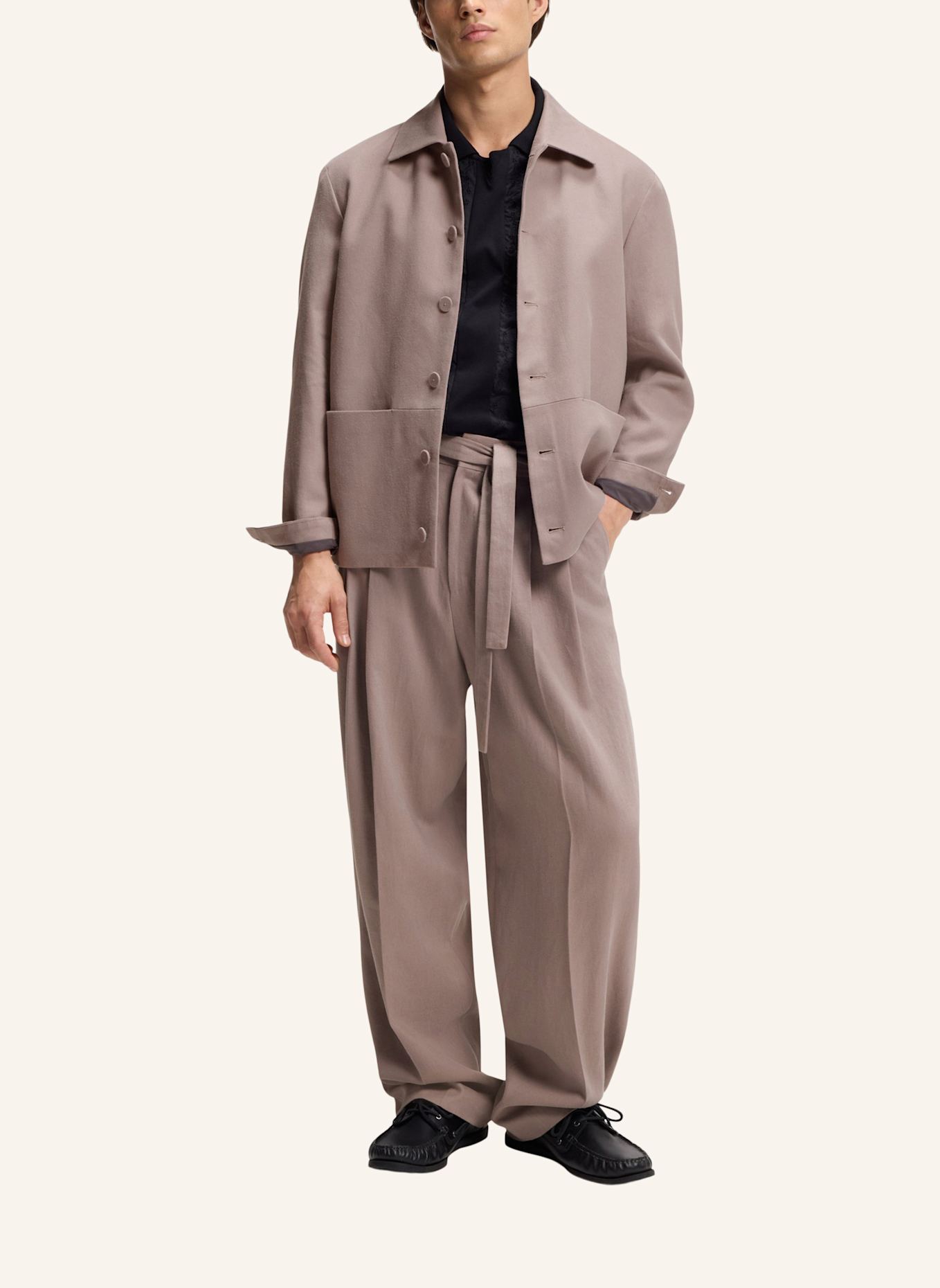 HUGO Business Hose FEDIX244F1X 100 % Not Applicable: HELLBRAUN