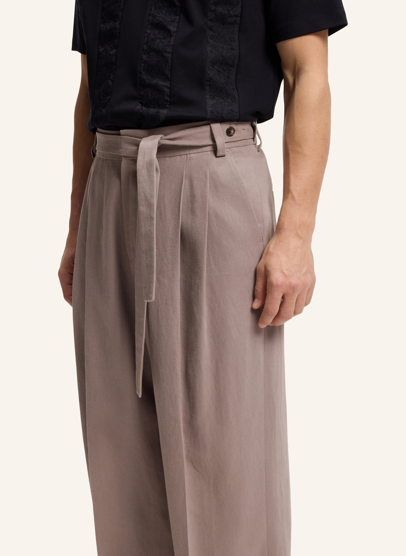 HUGO Business Hose FEDIX244F1X 100 % Not Applicable: HELLBRAUN