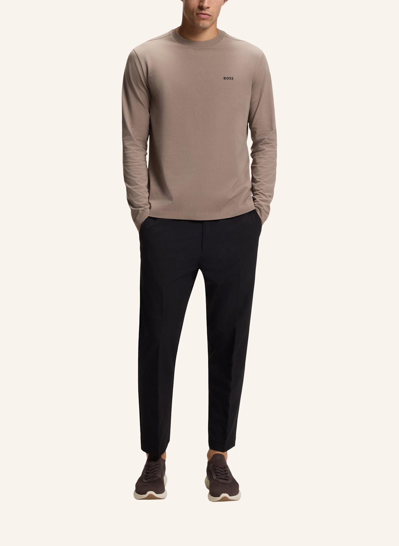 BOSS Sneaker BOSS-MOTION_KNM: DUNKELBRAUN