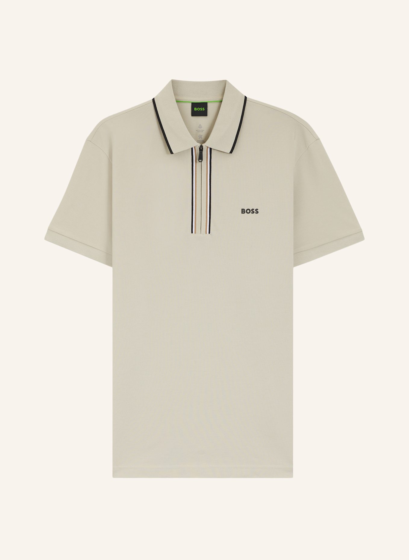 BOSS Poloshirt PHILIX GOC Slim Fit: BEIGE