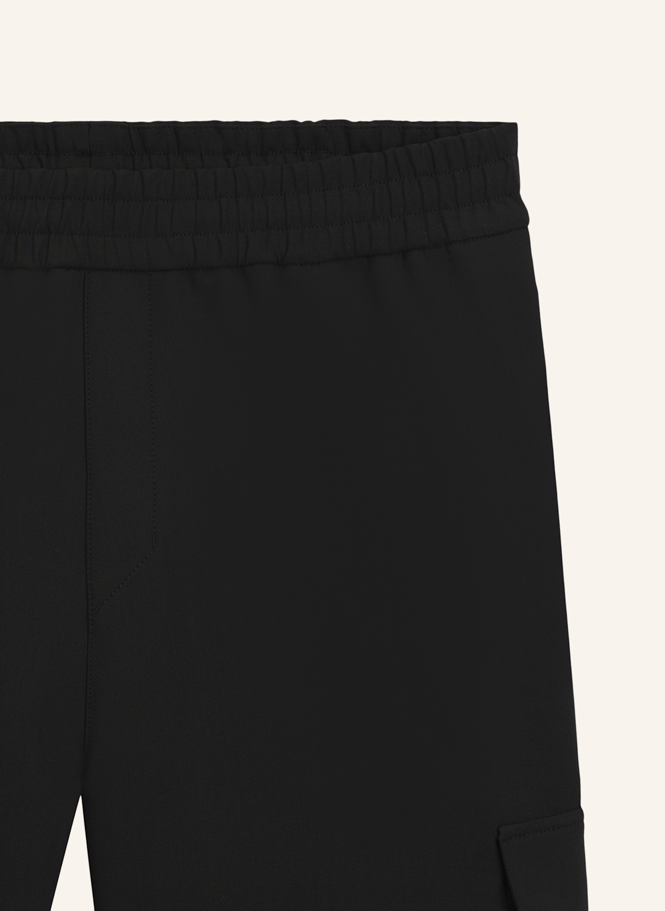 HUGO Casual Hose FABIO261 Relaxed Fit: SCHWARZ