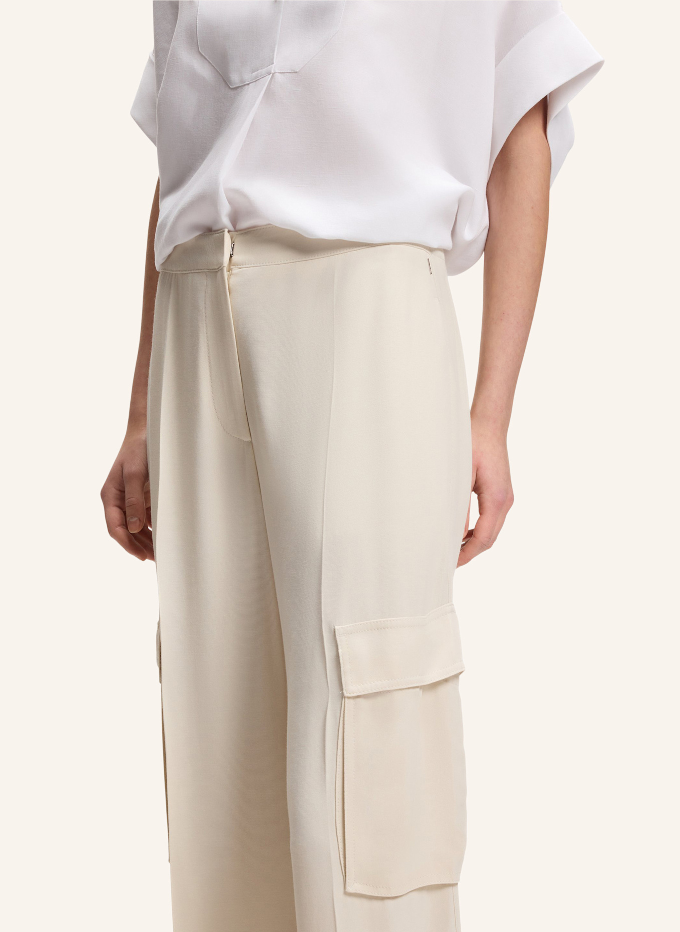 BOSS Business Hose TIANAMIA1 Regular Fit: WEISS