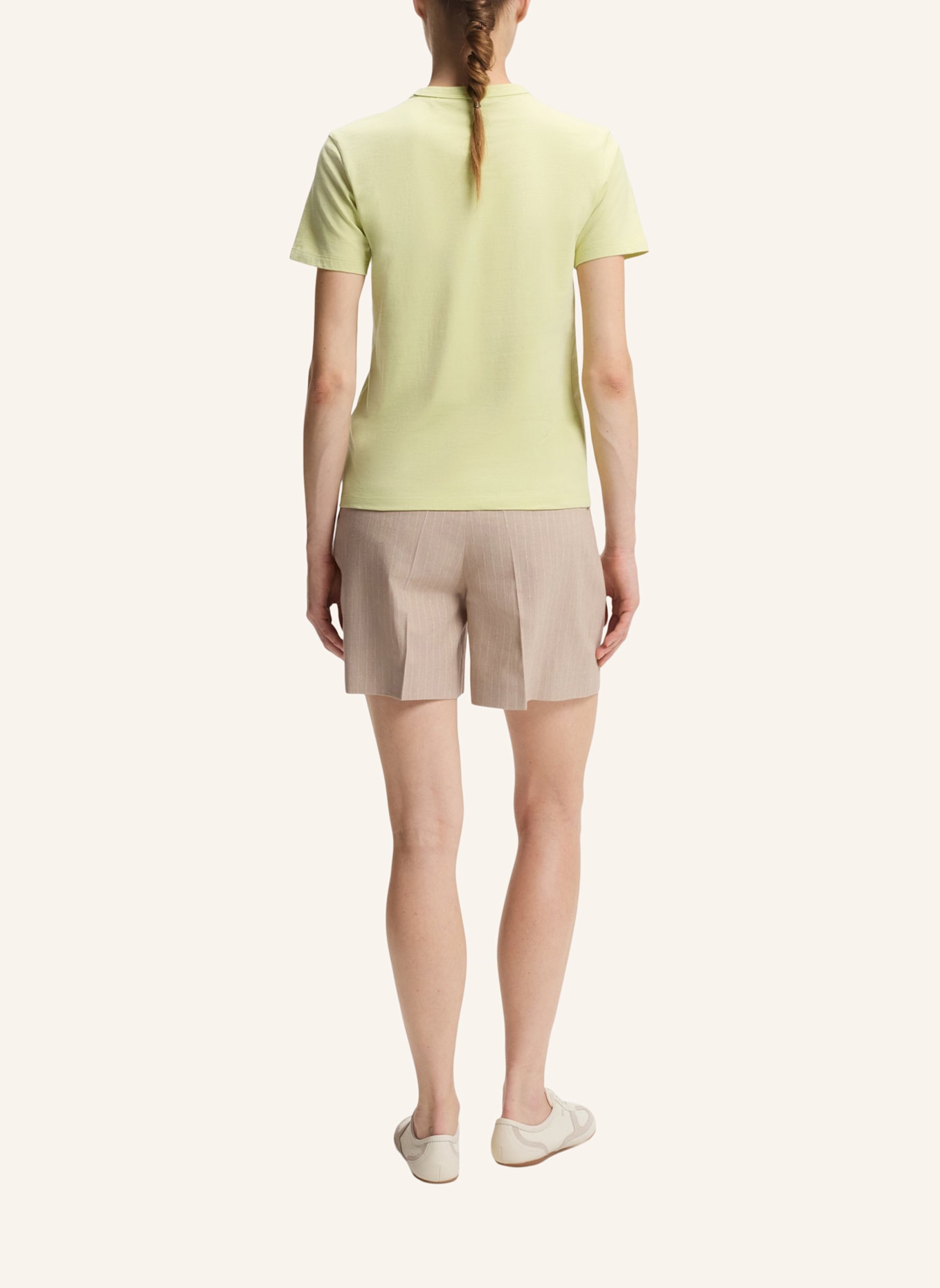 HUGO T-Shirt DAMACIA_7 Regular Fit: BEIGE