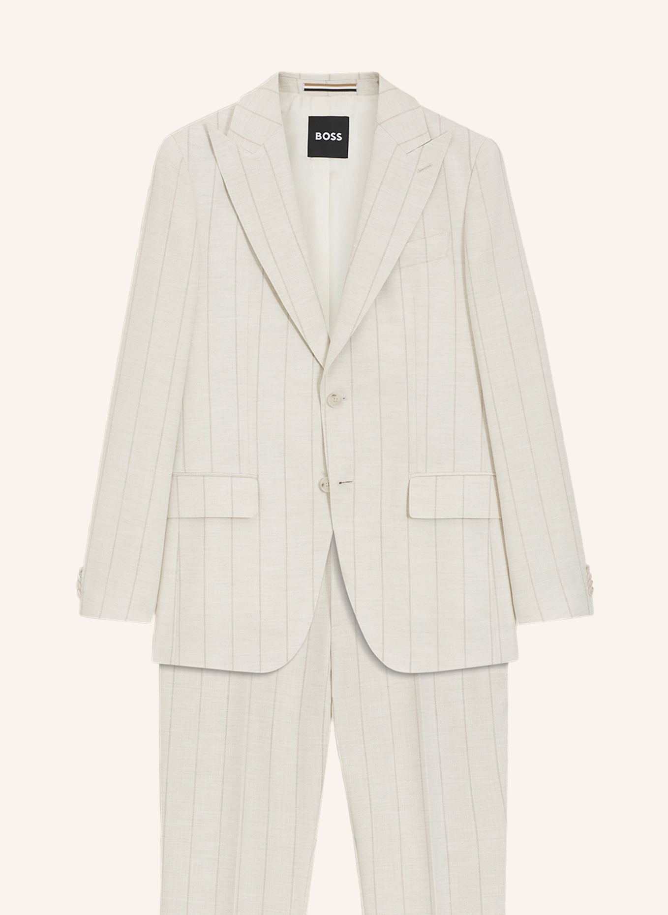 BOSS Business Anzug C-HUGE-2PCS-PK-261 Slim Fit: HELLGRAU