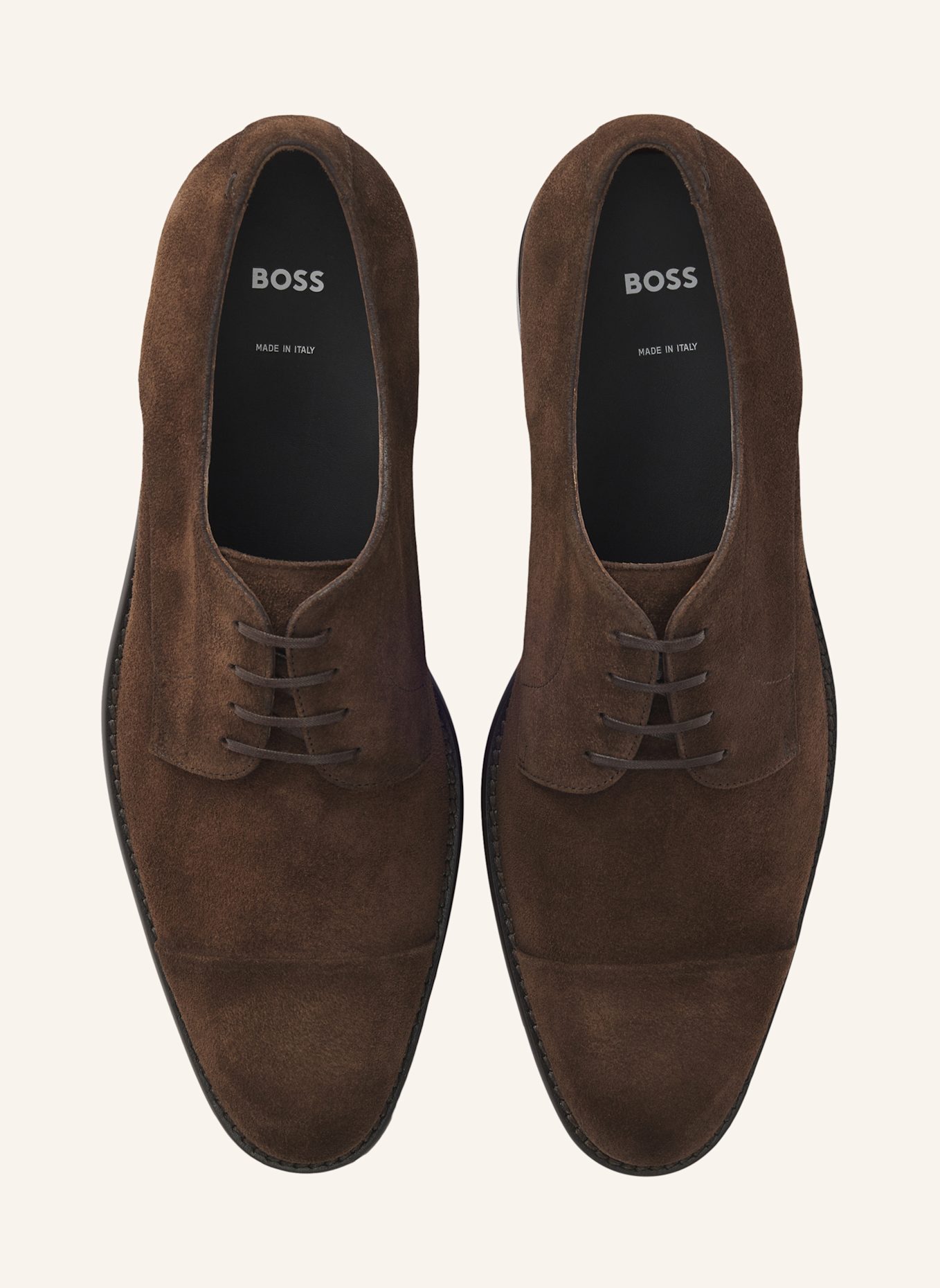 BOSS Business-Schnürschuh DERREK_DERB_SDCTFD: DUNKELBRAUN