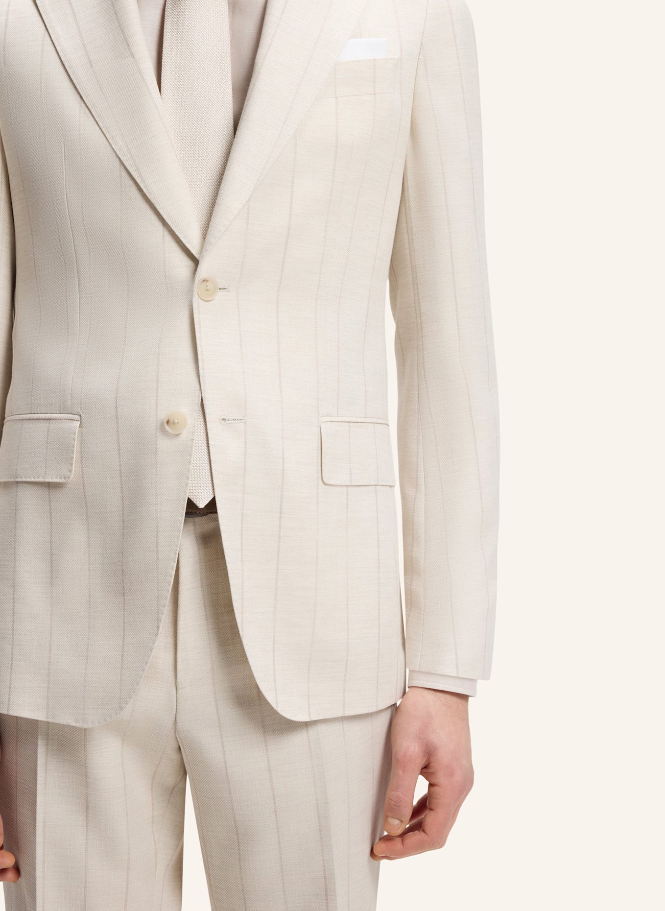 BOSS Business Anzug C-HUGE-2PCS-PK-261 Slim Fit: HELLGRAU