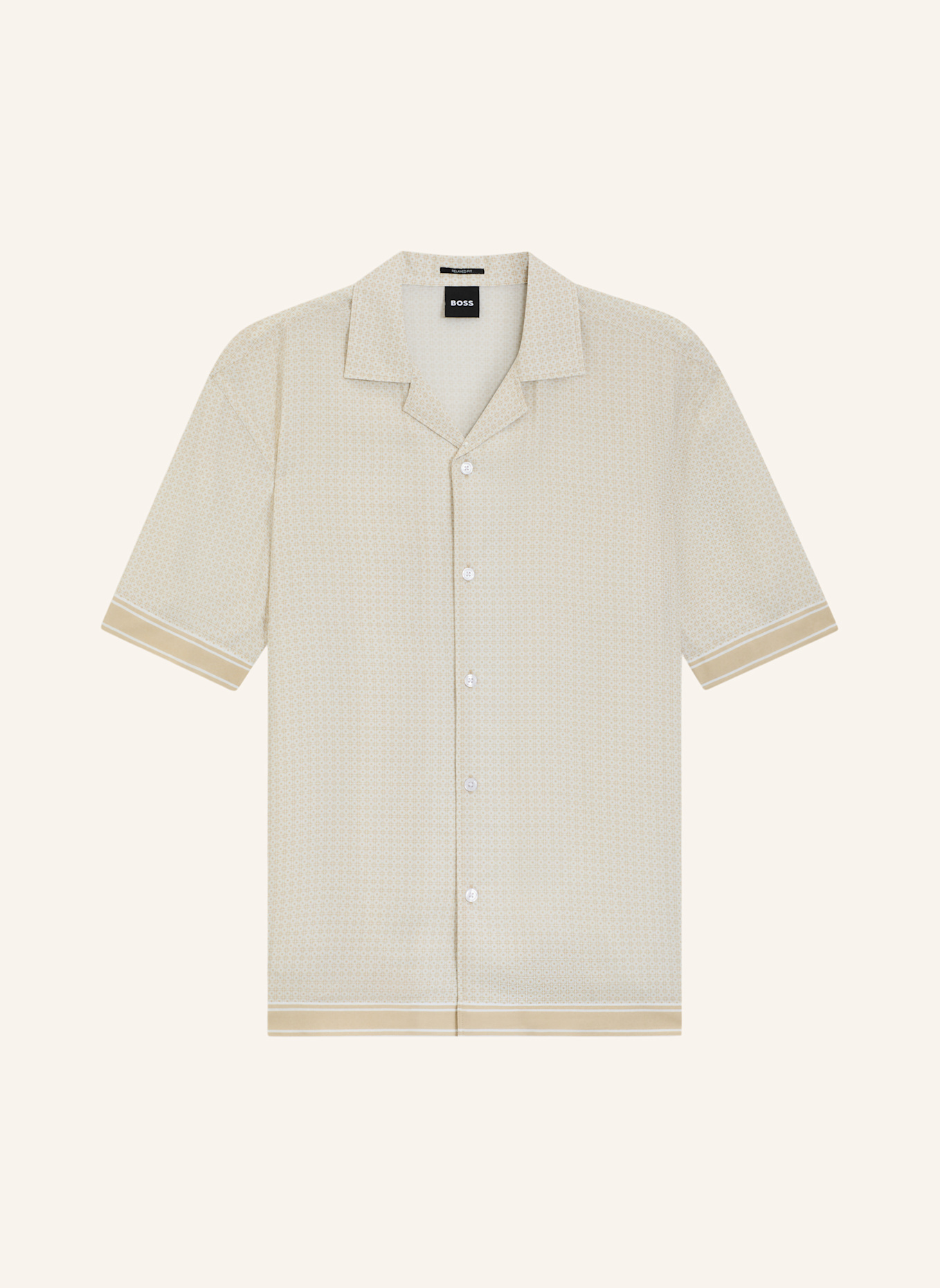 BOSS Casual Hemd C-LARS-CAMP-B-262 Relaxed Fit: BEIGE