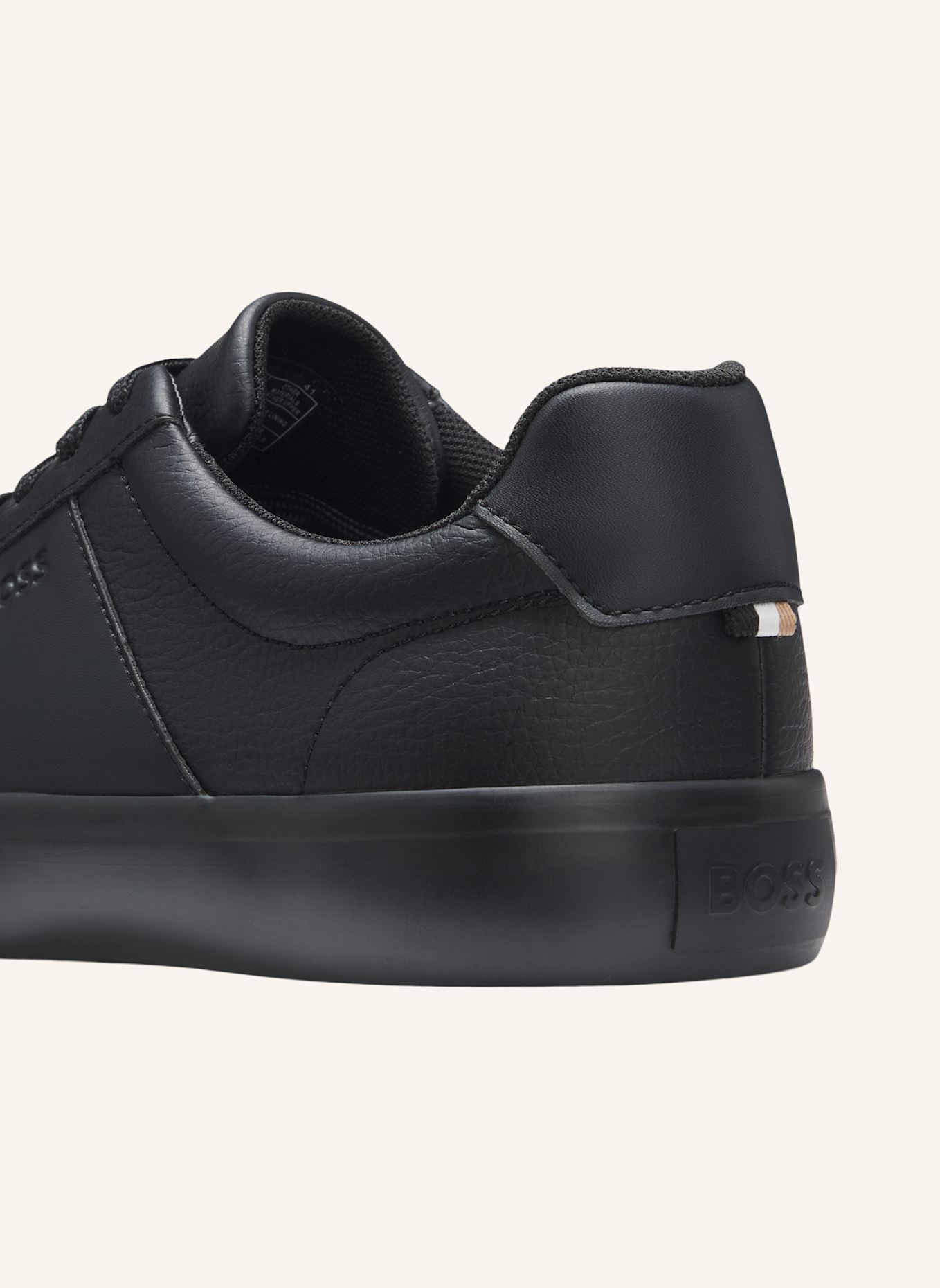 BOSS Sneaker AIDEN_TENN_SDGPUPN: SCHWARZ