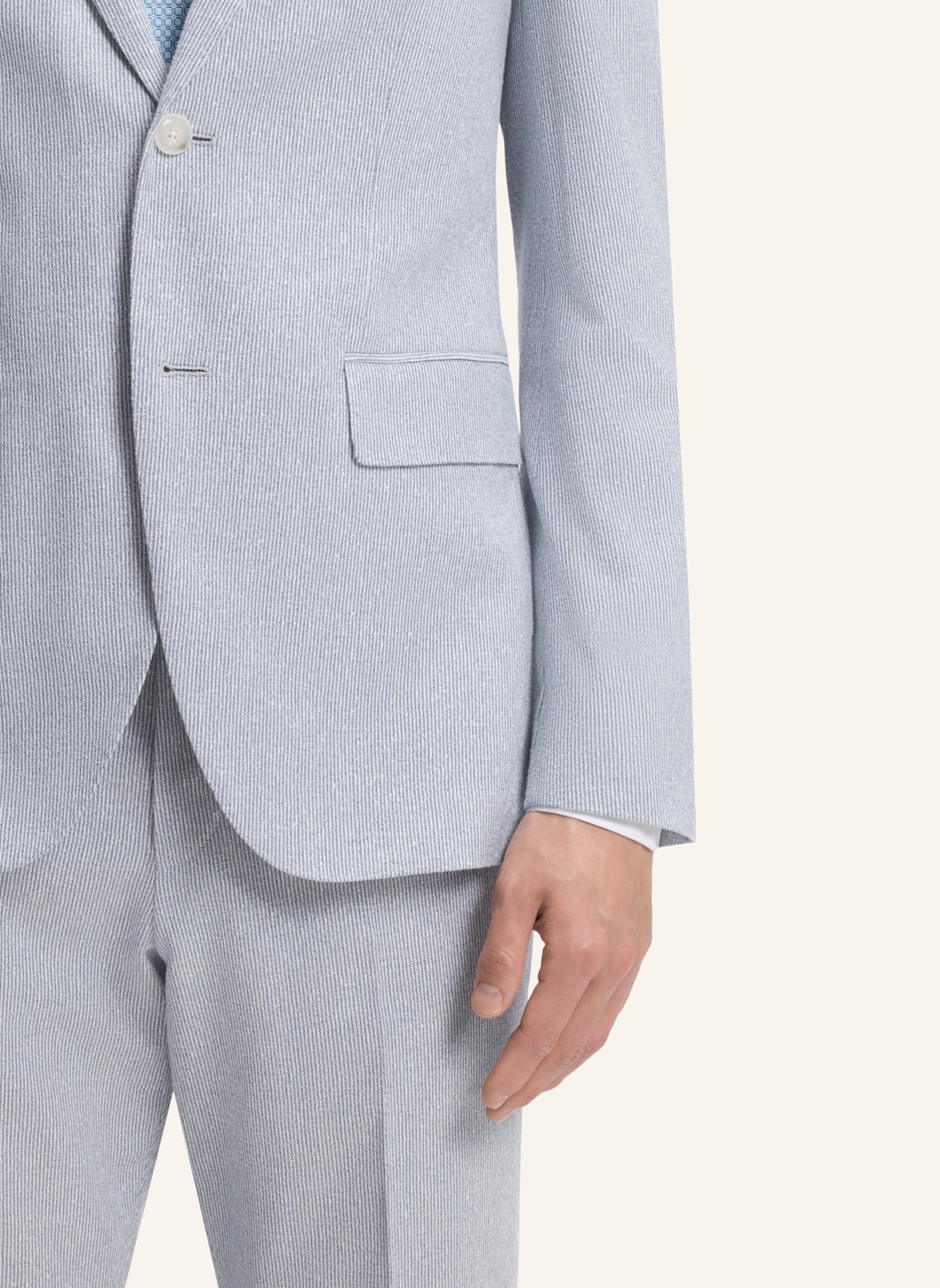 BOSS Business Anzug H-JECKSON-2PCS-253 Regular Fit: HELLBLAU