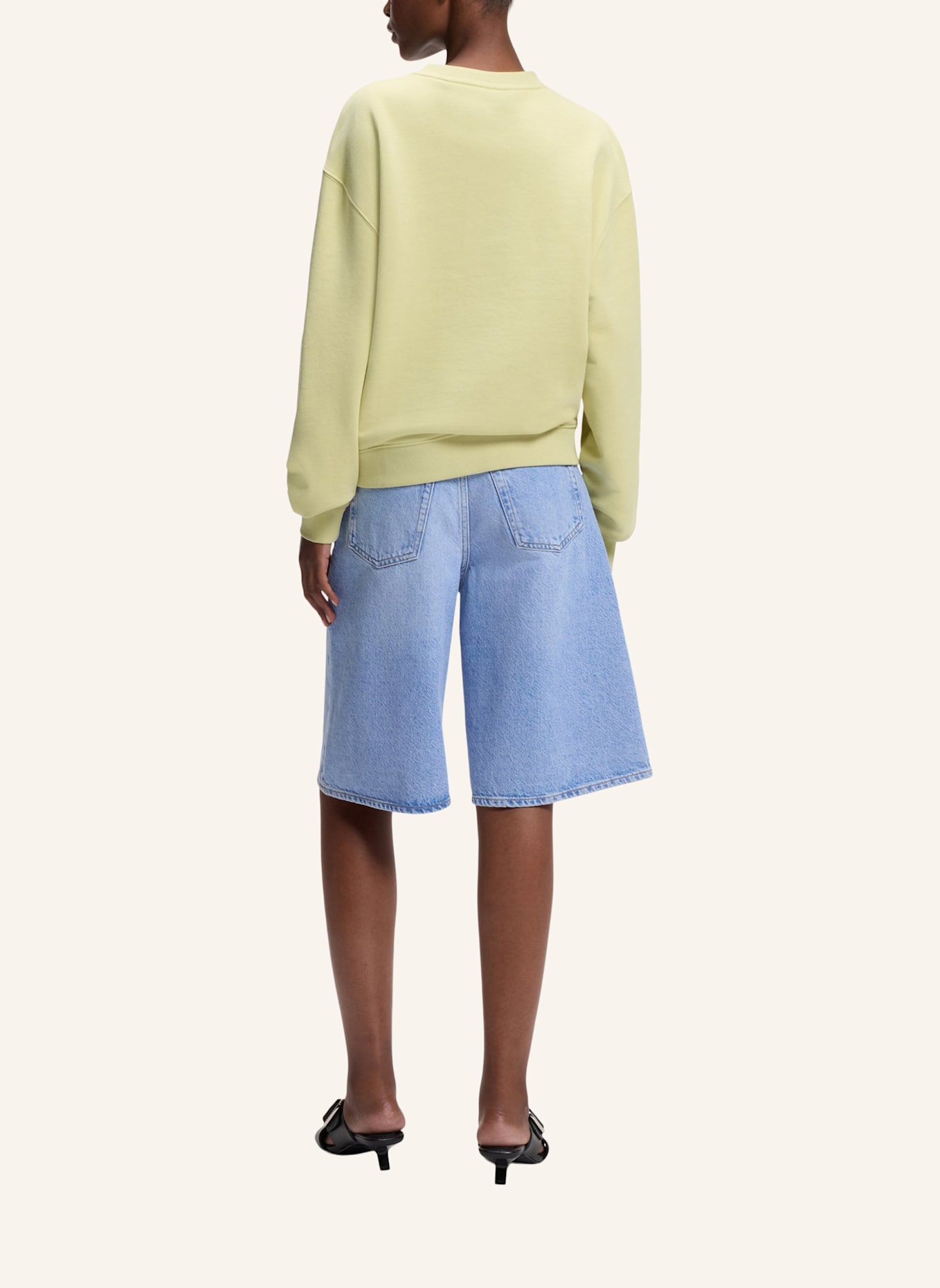 HUGO Sweatshirt DEROXINA_9: BEIGE