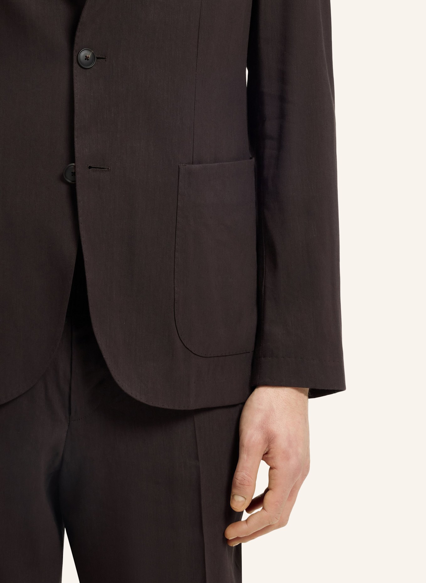 BOSS Blazer P-HANRY-WG-262 Slim Fit: DUNKELBRAUN