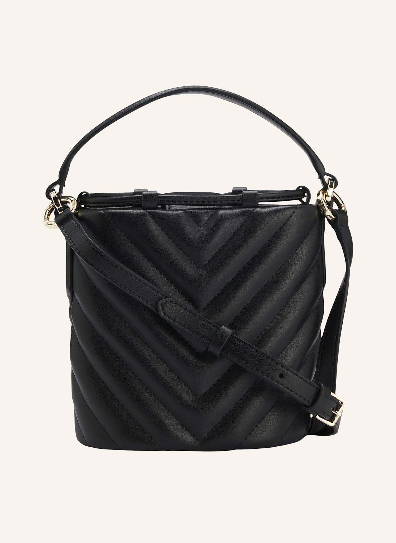 HUGO Umhängetasche CHRIS 2.0 QU_DRAWSTR: SCHWARZ