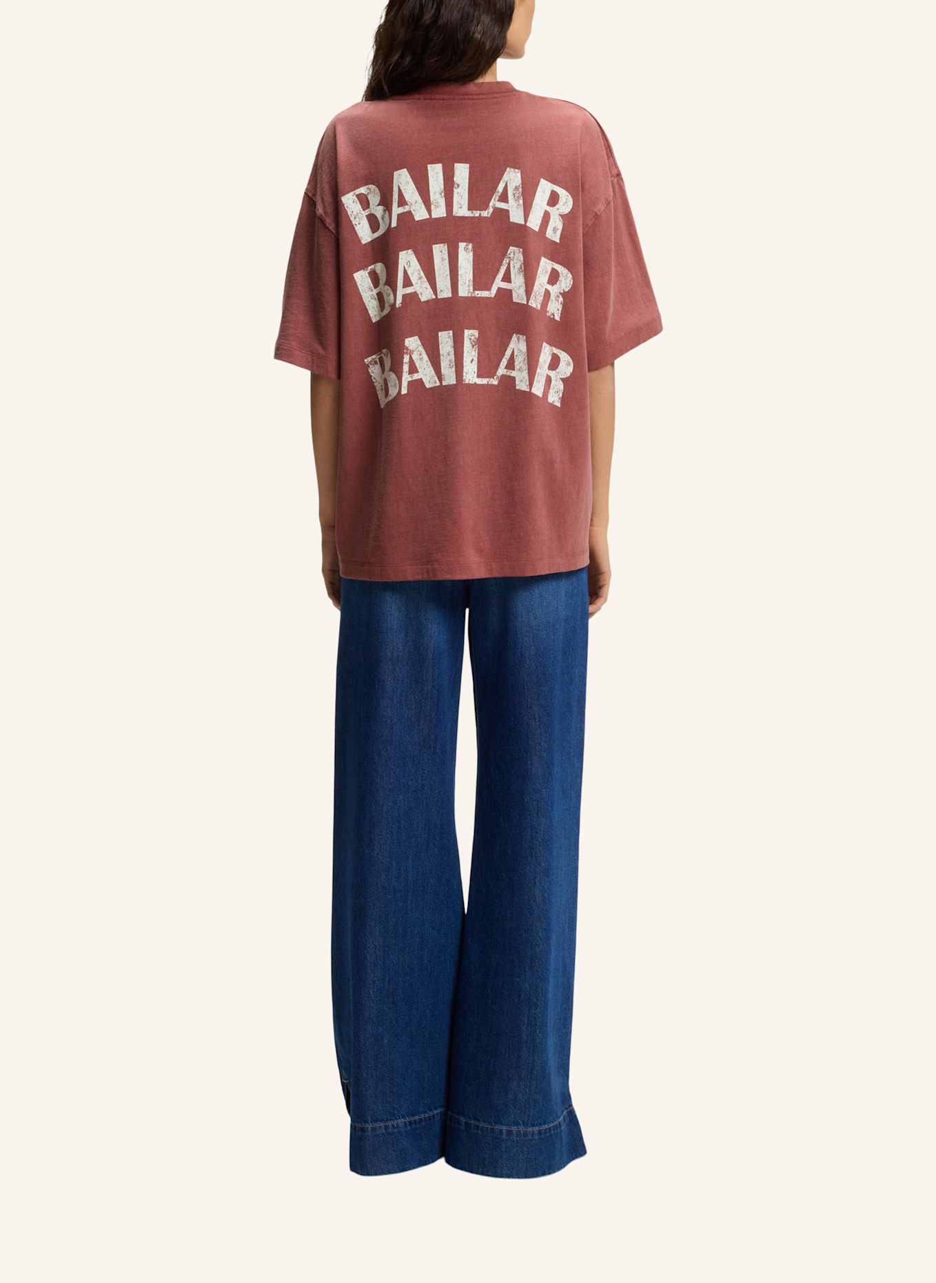 BOSS T-Shirt C_EBOYS_2 Relaxed Fit: DUNKELROT