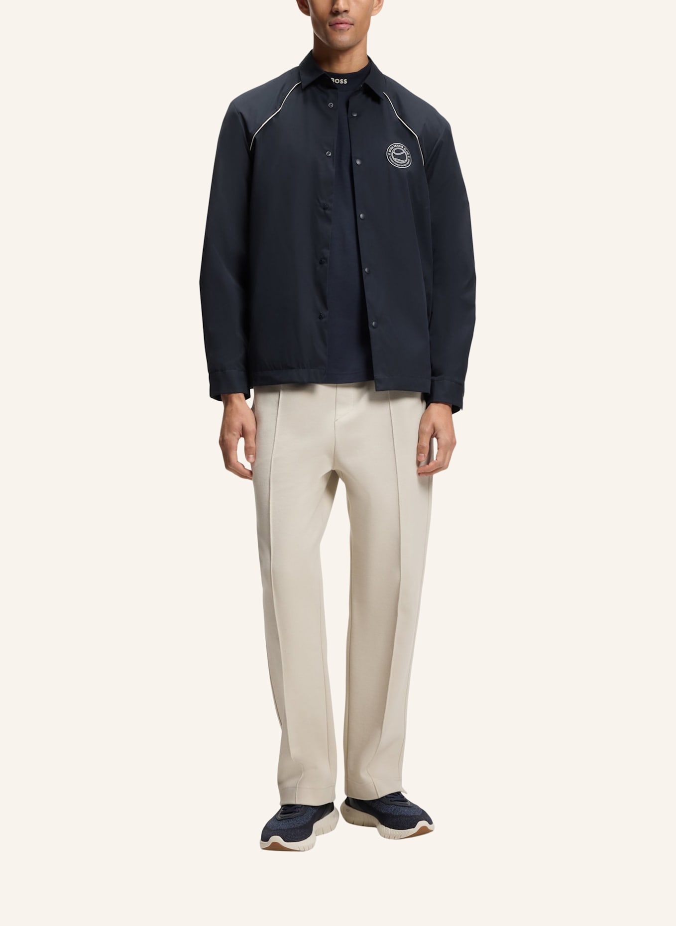 BOSS Casual Hemd ST_JOIN L Relaxed Fit: DUNKELBLAU