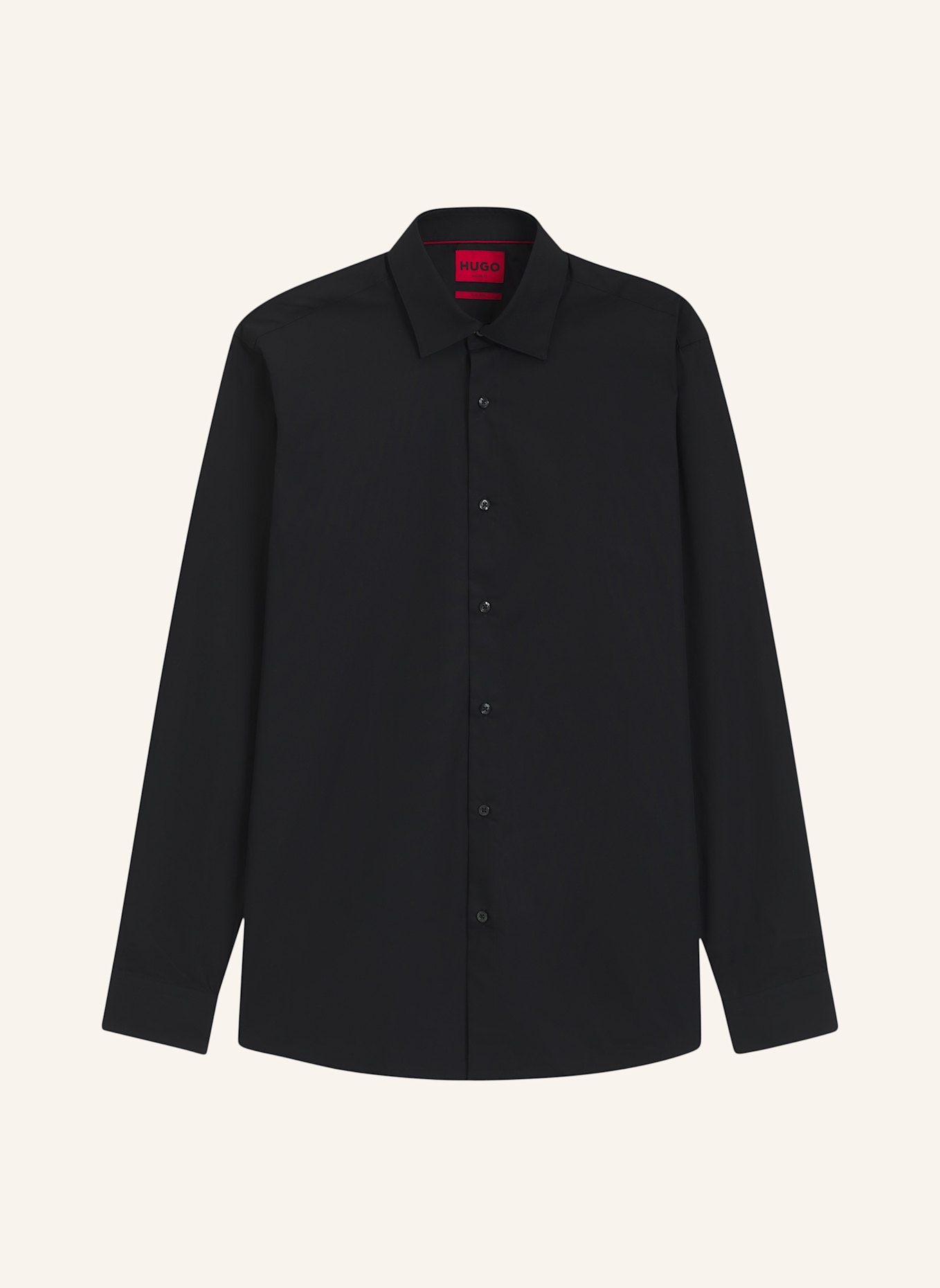 HUGO Business Hemd VALERIO: SCHWARZ