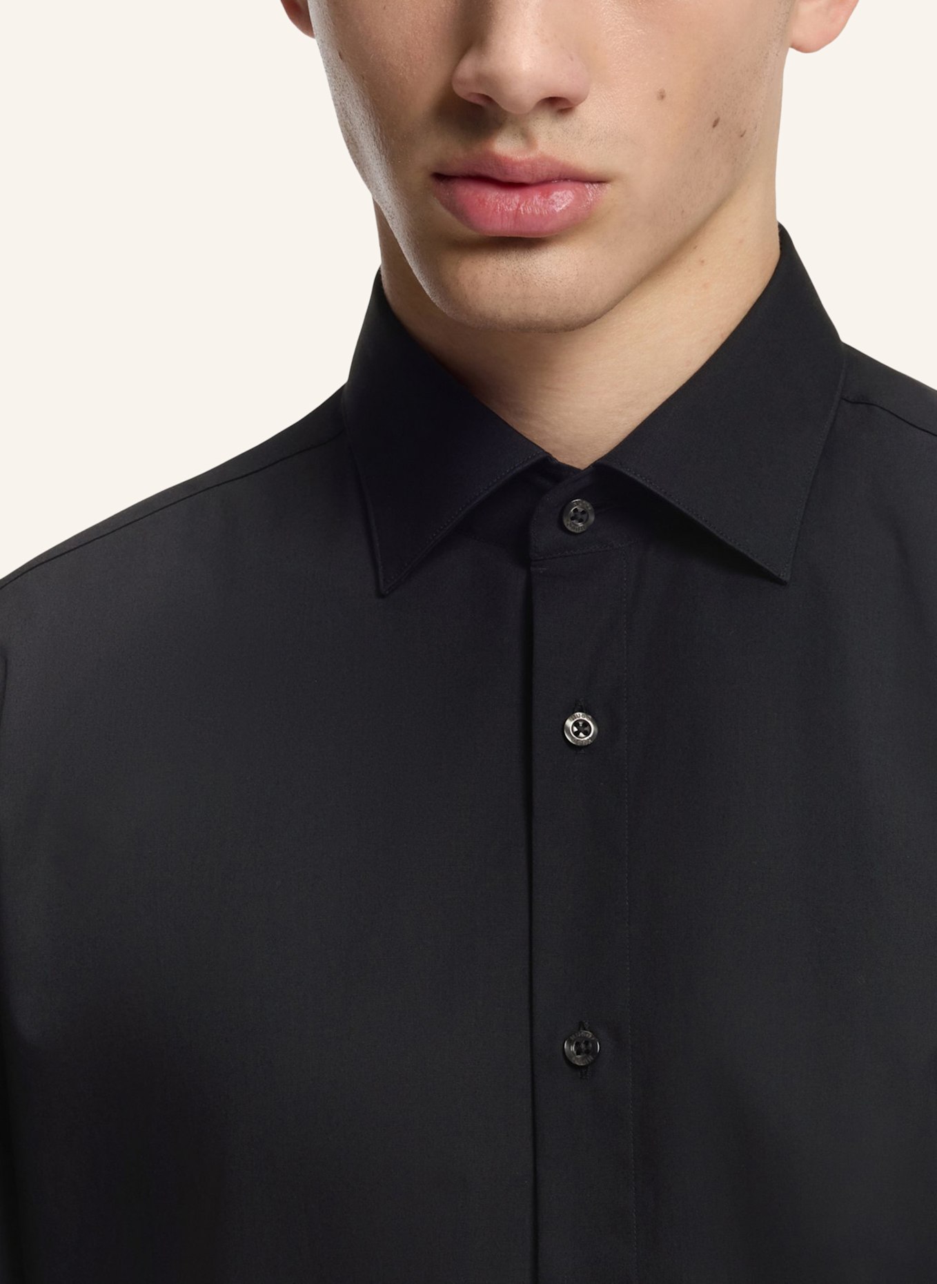 HUGO Business Hemd VALERIO: SCHWARZ